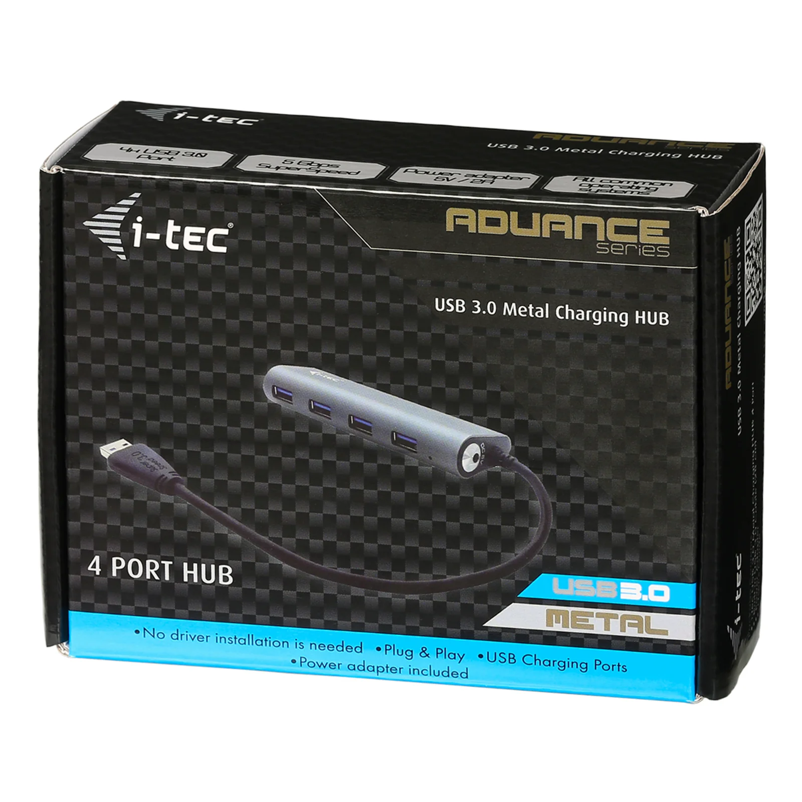 i-tec Metal Superspeed USB 3.0 4-Port Hub