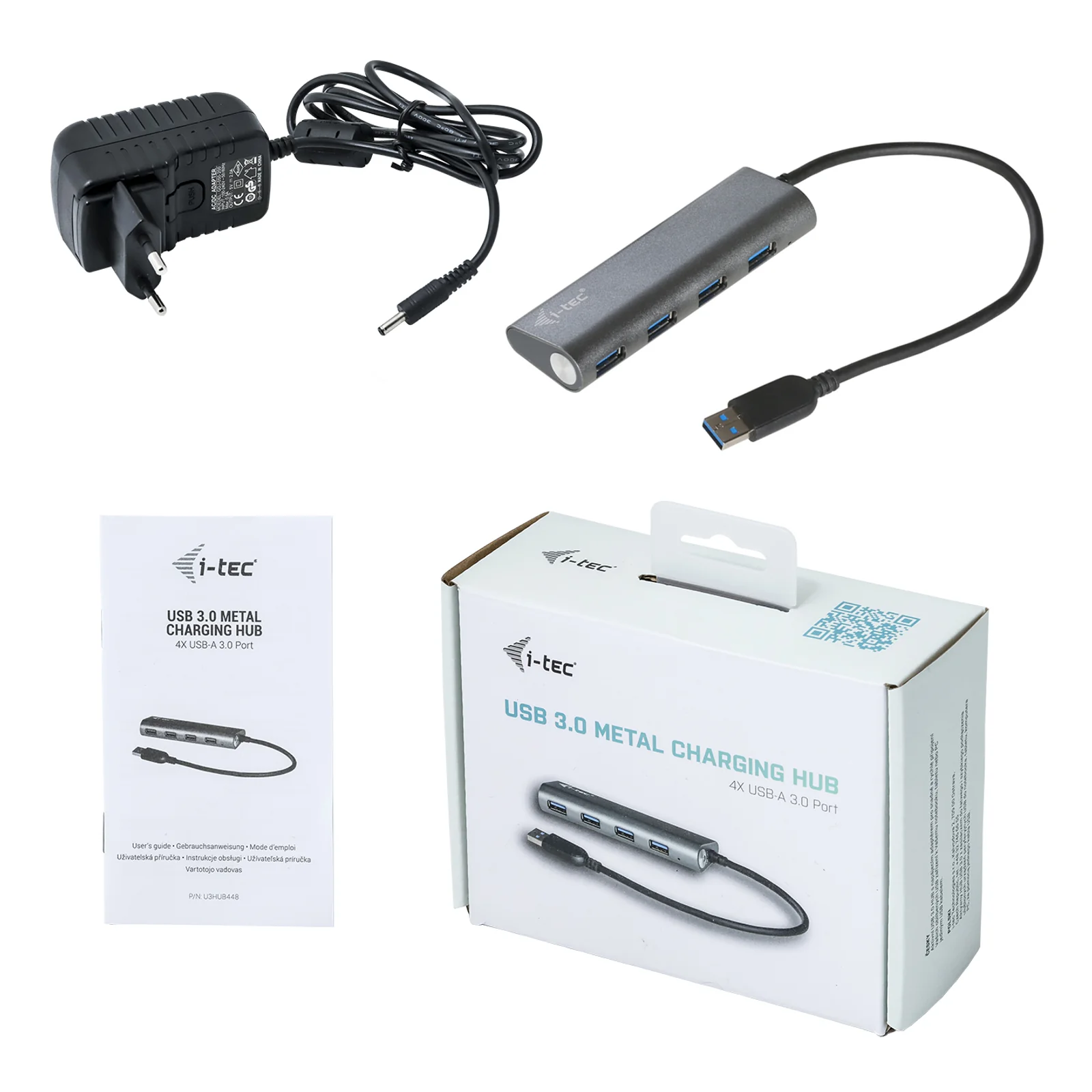 i-tec Metal Superspeed USB 3.0 4-Port Hub