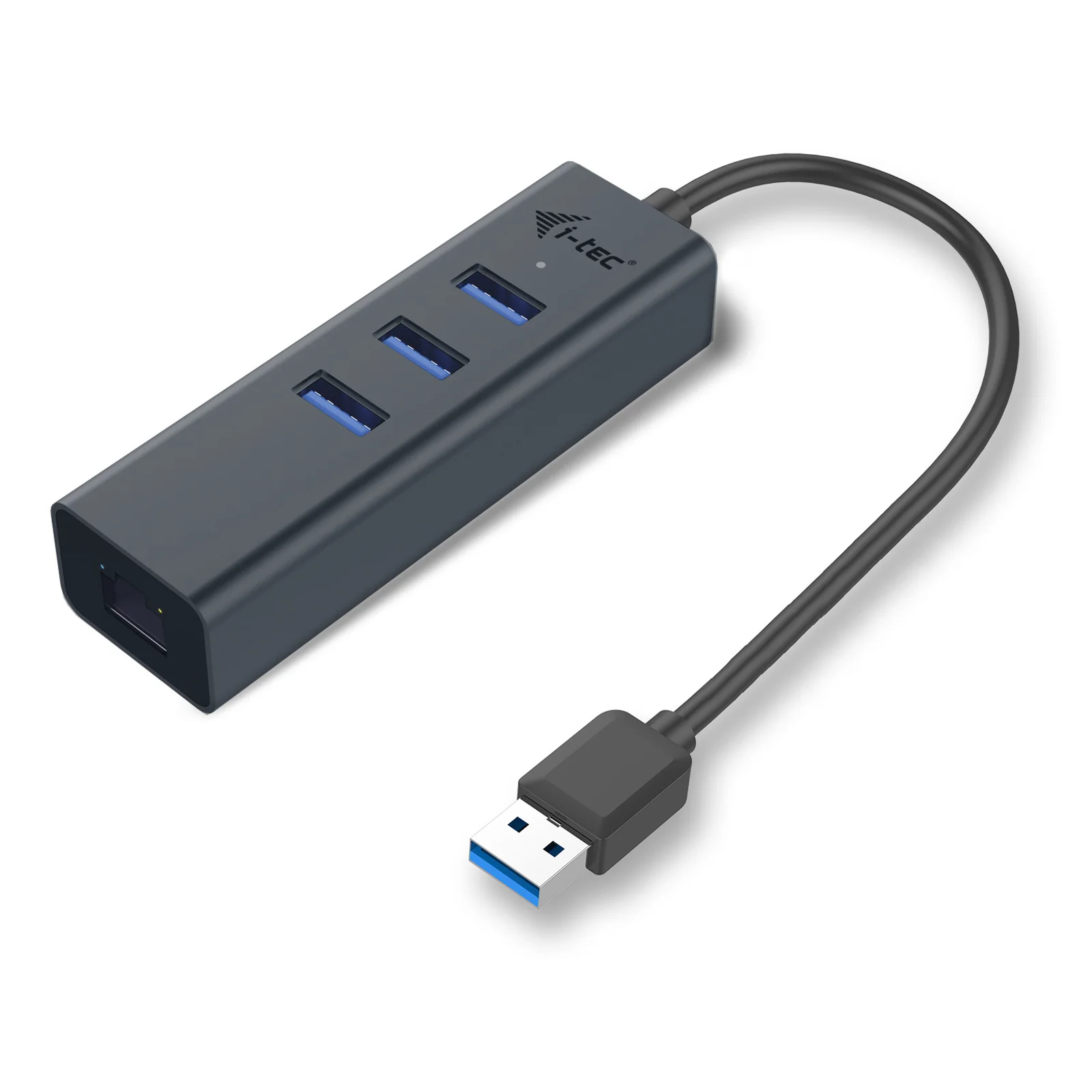 Metal USB 3.0 HUB 3 Port + Gigabit Ethernet Adapter