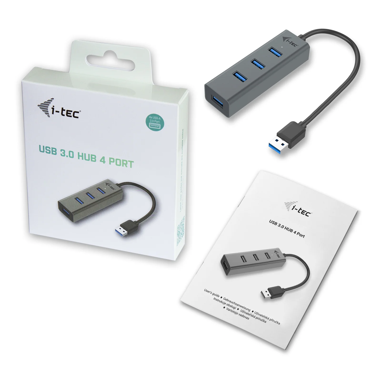 i-tec Metal USB 3.0 HUB 4 Port