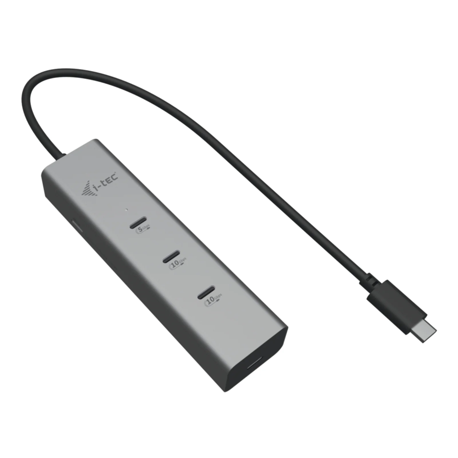 Metal USB-C Charging HUB 5port with USB-C video 8K + Power Delivery 85W