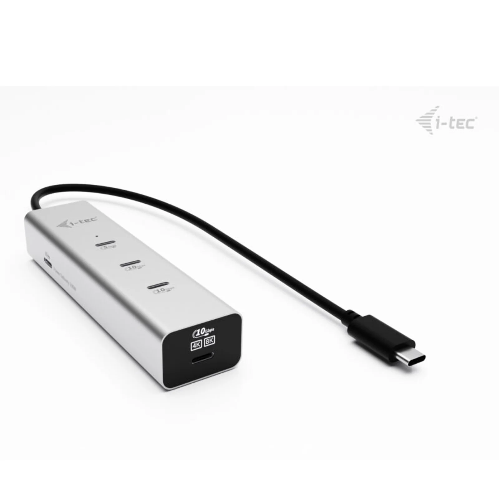 i-tec Metal USB-C Charging HUB 5port with USB-C video 8K + Power Delivery 85W
