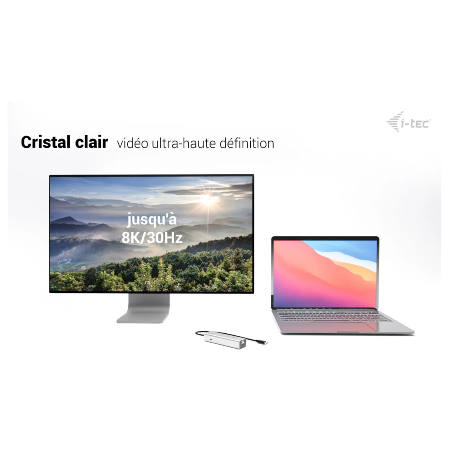 i-tec Metal USB-C Charging HUB 5port with USB-C video 8K + Power Delivery 85W