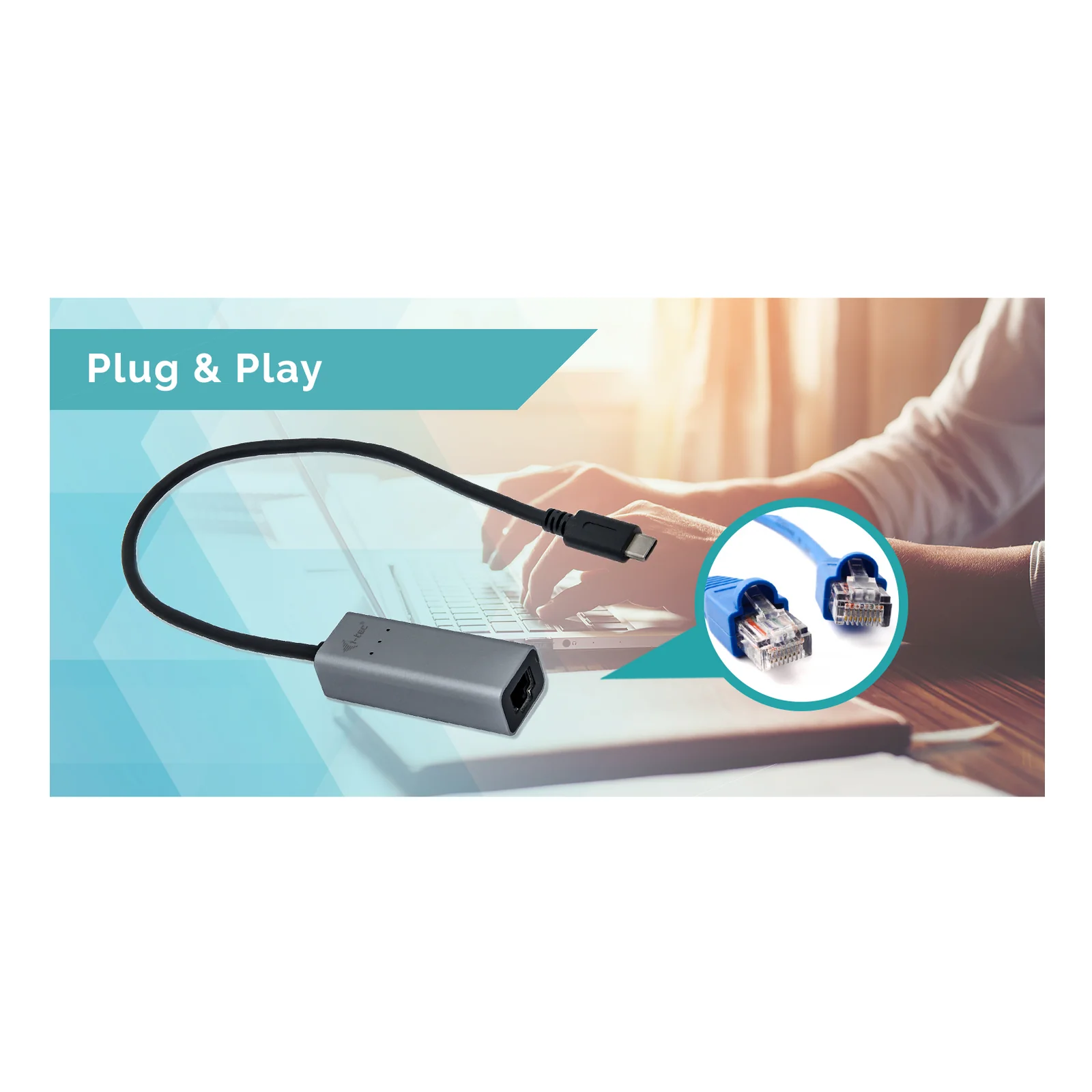 i-tec Metal USB-C Gigabit Ethernet Adapter