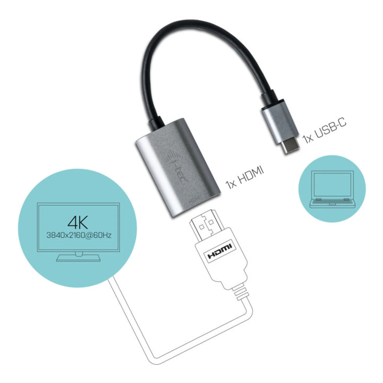 i-tec Metal USB-C HDMI Adapter 4K/60Hz