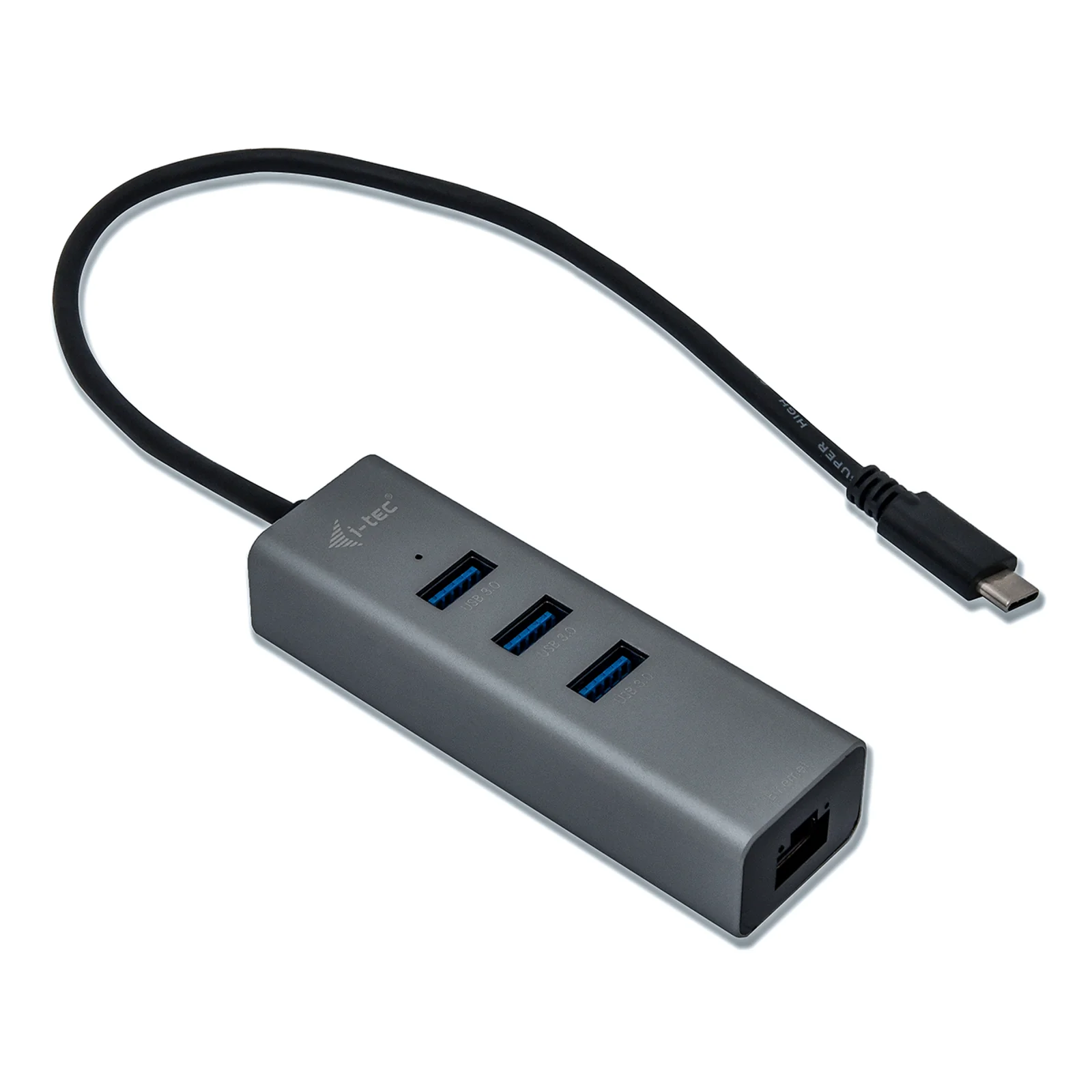 i-tec Metal USB-C HUB 3 Port + Gigabit Ethernet Adapter
