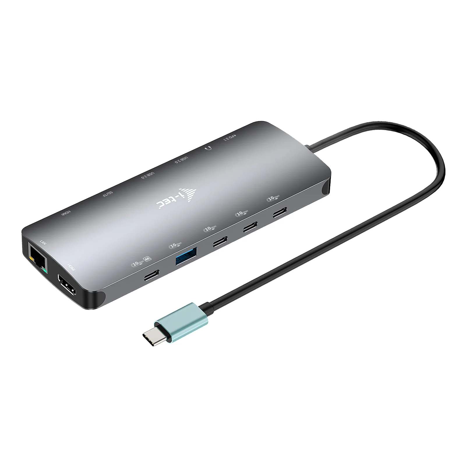 i-tec Metal USB-C Nano 3x Display Dock, 2x HDMI 1x USB-C video with Power Delivery 140W + Universal Charger 140 W