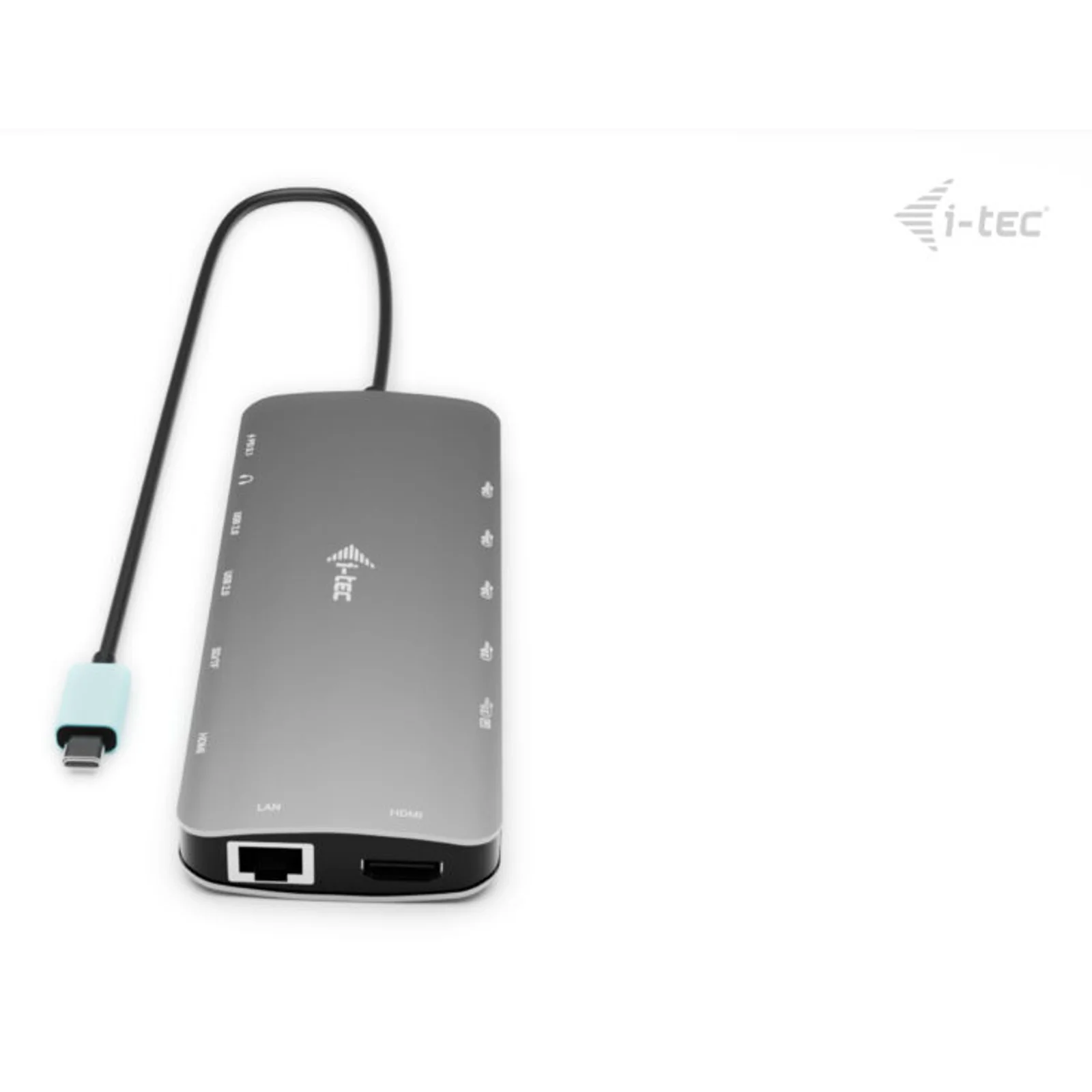 i-tec Metal USB-C Nano 3x Display Dock, 2x HDMI 1x USB-C video with Power Delivery 140W + Universal Charger 140 W