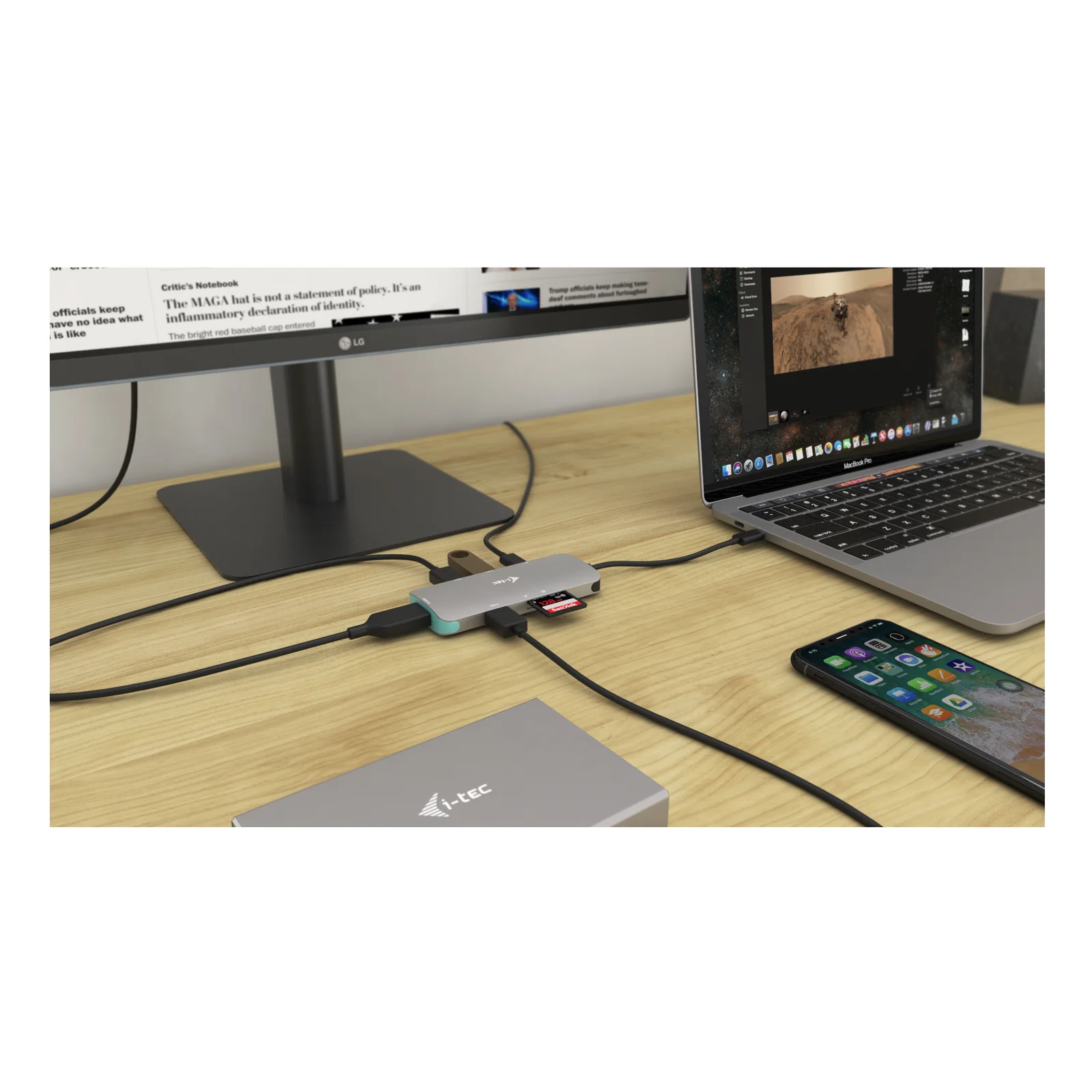 i-tec Metal USB-C Nano Dock 4K HDMI + Power Delivery 100 W