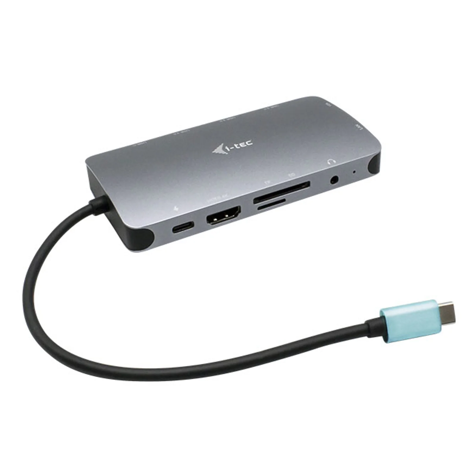i-tec Metal USB-C Nano Dock HDMI/VGA with LAN + Charger 100W