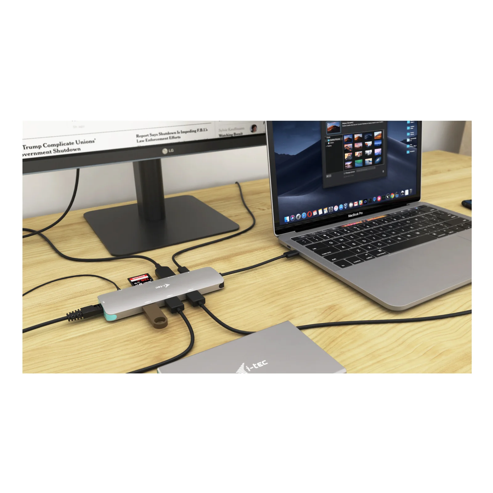 i-tec Metal USB-C Nano Docking Station 4K HDMI LAN + Power Delivery 100 W