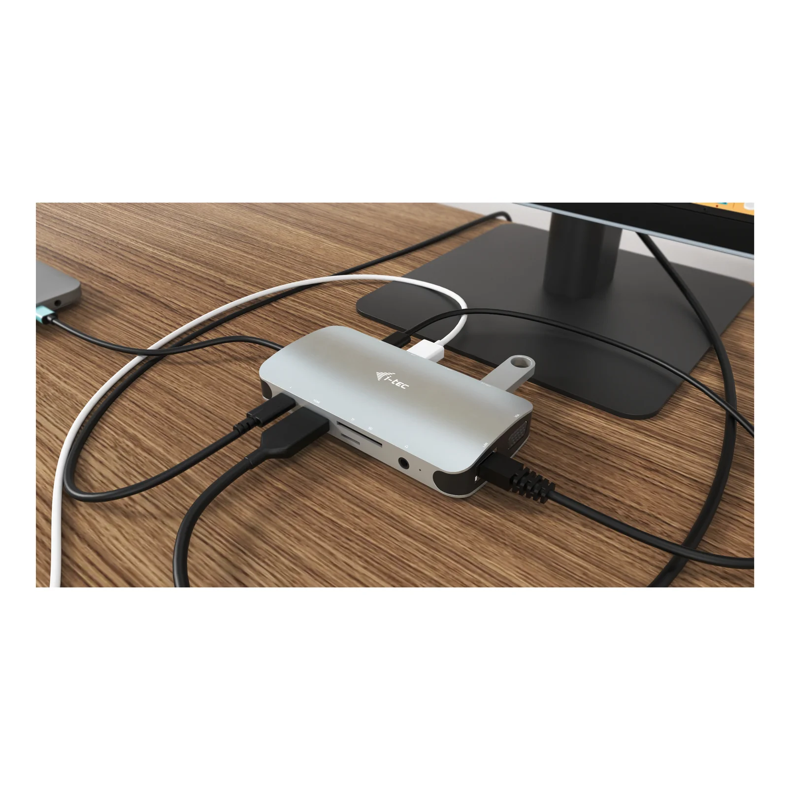 i-tec Metal USB-C Travel Nano Dock HDMI/VGA with LAN + Power Delivery 100 W