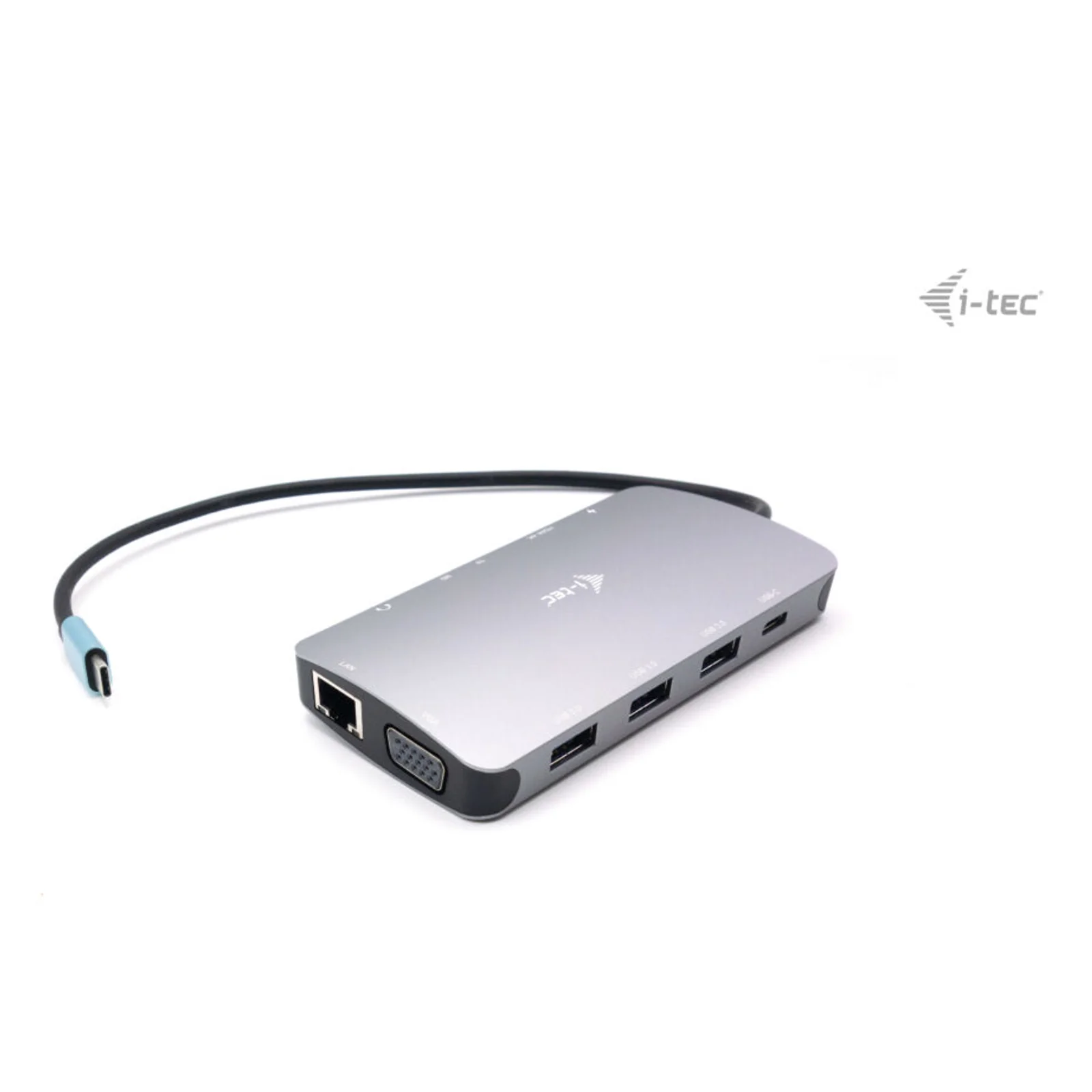 i-tec Metal USB-C Travel Nano Dock HDMI/VGA with LAN + Power Delivery 100 W