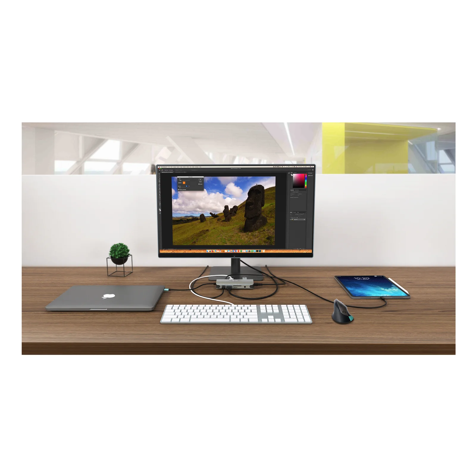 i-tec Metal USB-C Travel Nano Dock HDMI/VGA with LAN + Power Delivery 100 W