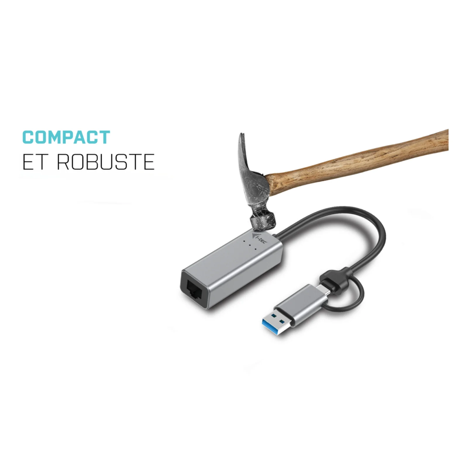 i-tec Metal USB-C/USB-A 2.5Gbps Ethernet Adapter