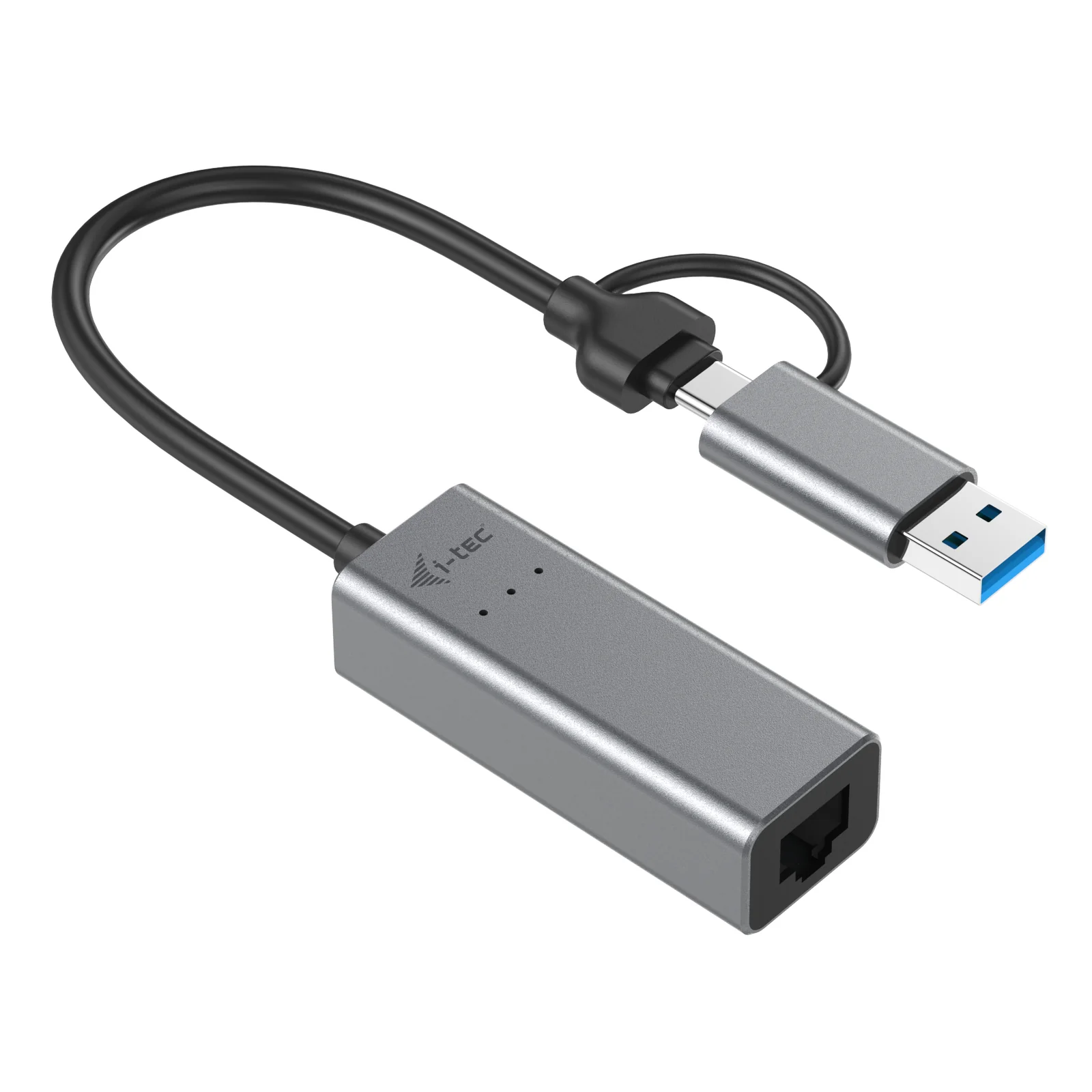 Metal USB-C/USB-A 2.5Gbps Ethernet Adapter