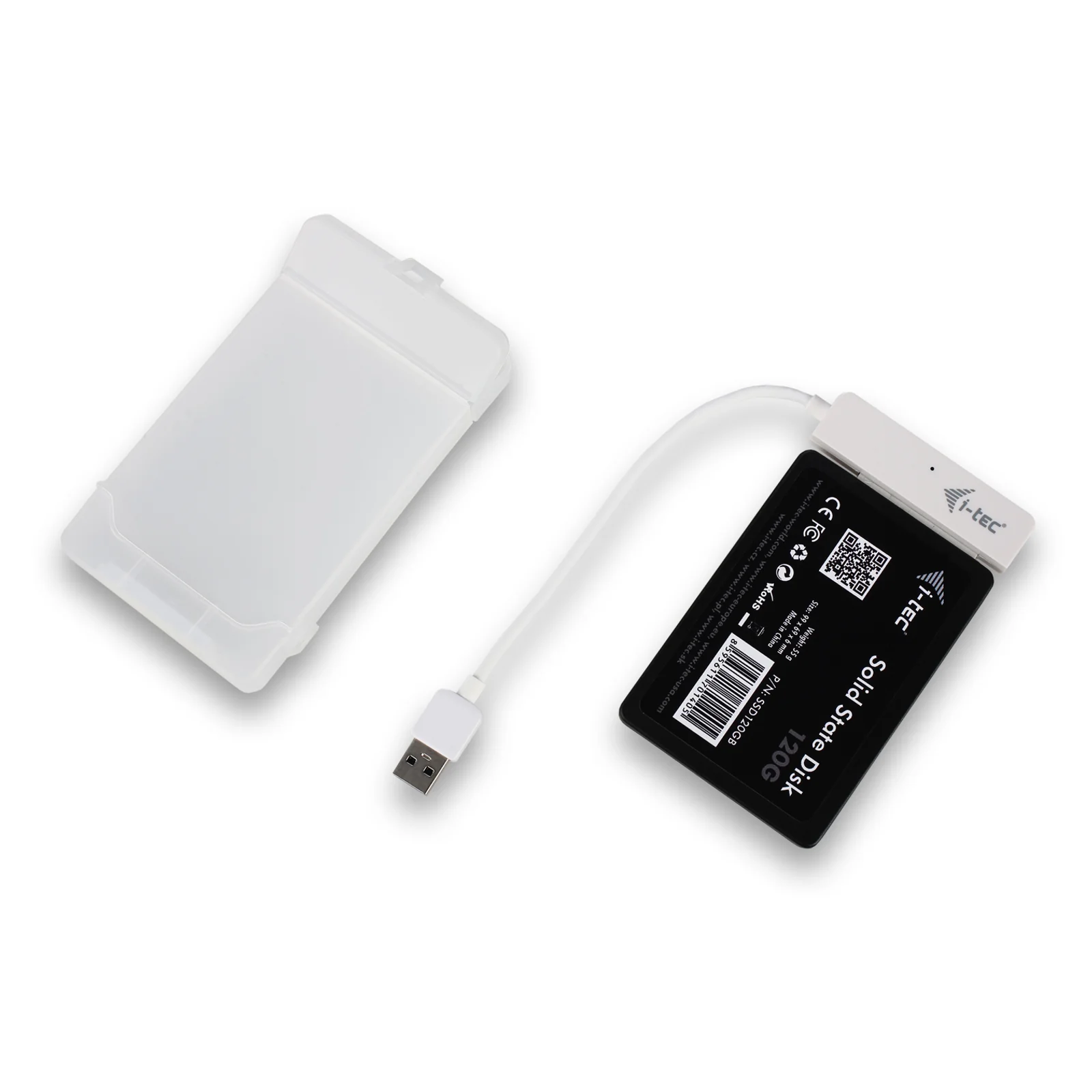 i-tec MySafe USB 3.0 Easy 2.5" External Case – White