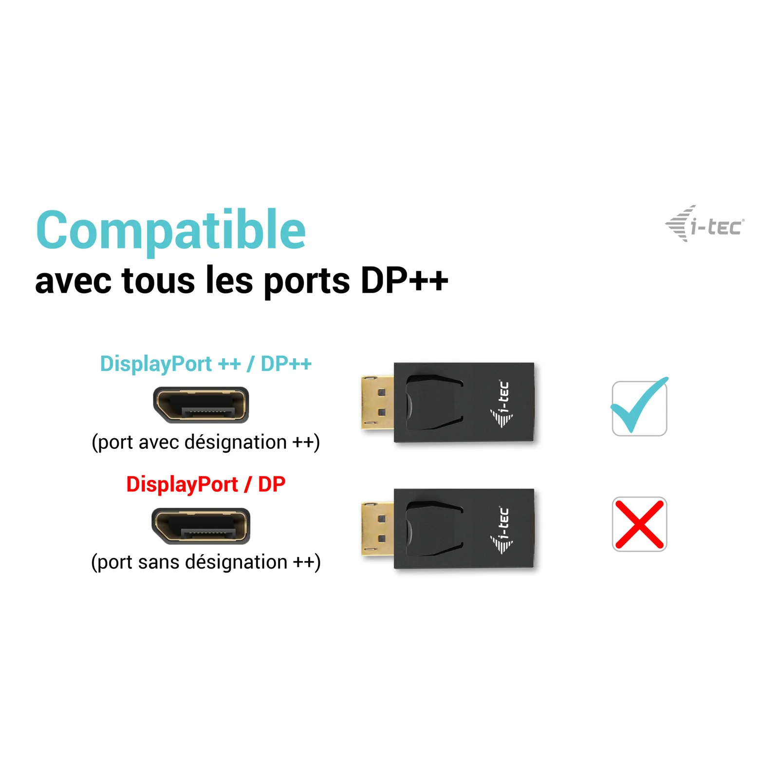 i-tec Passive DisplayPort to HDMI Adapter (max 4K/30Hz)