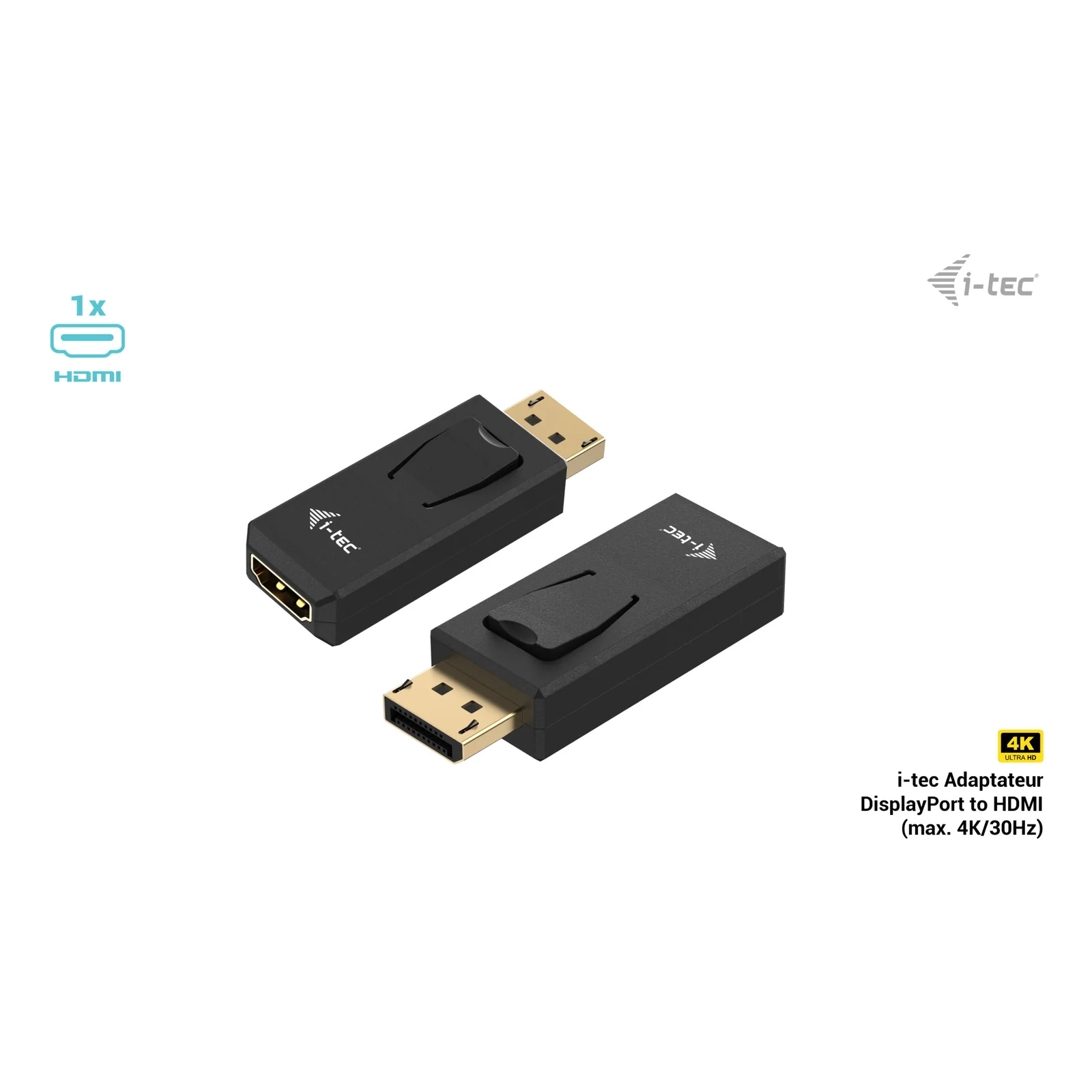 i-tec Passive DisplayPort to HDMI Adapter (max 4K/30Hz)