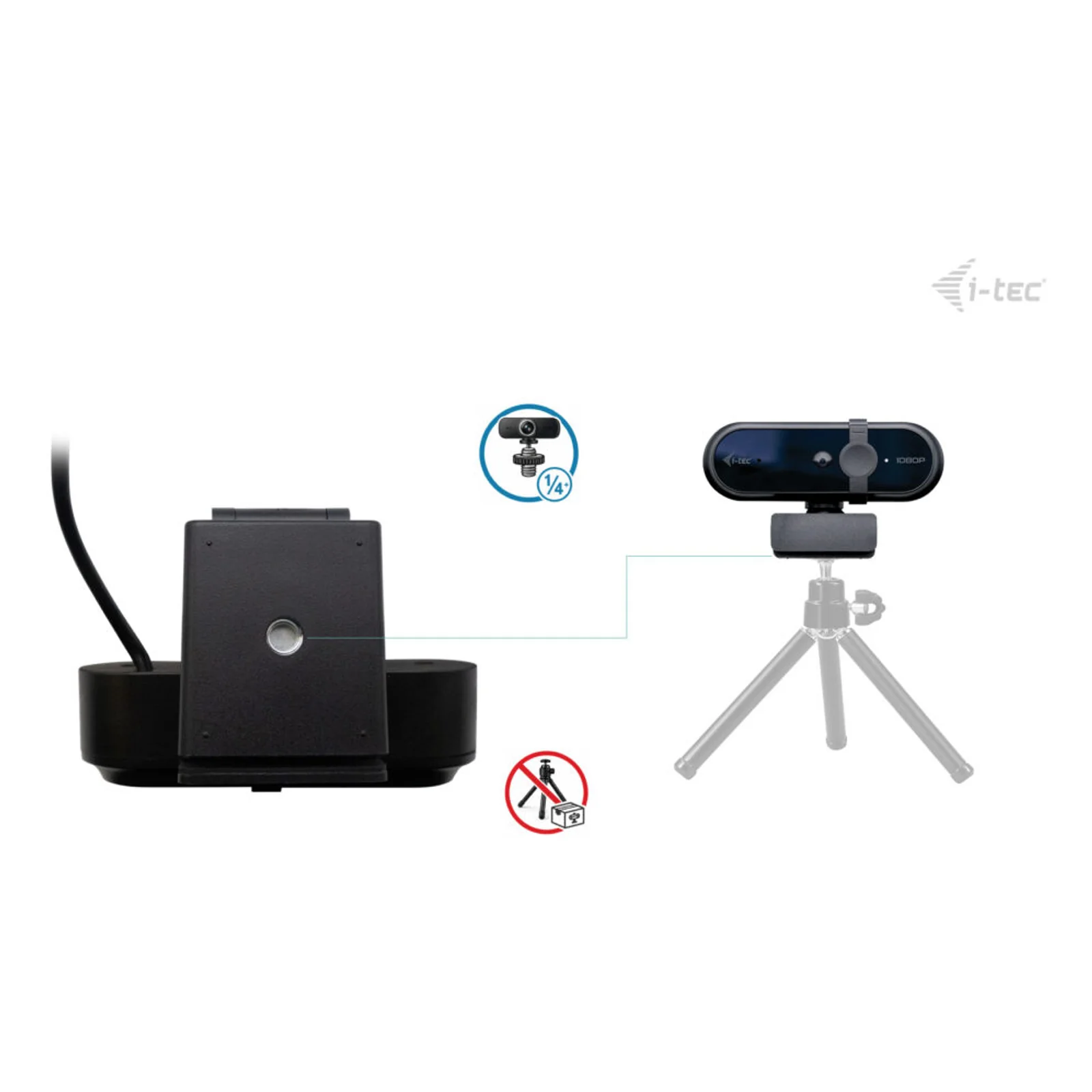 i-tec SOLOMON 100 1080p Webcam
