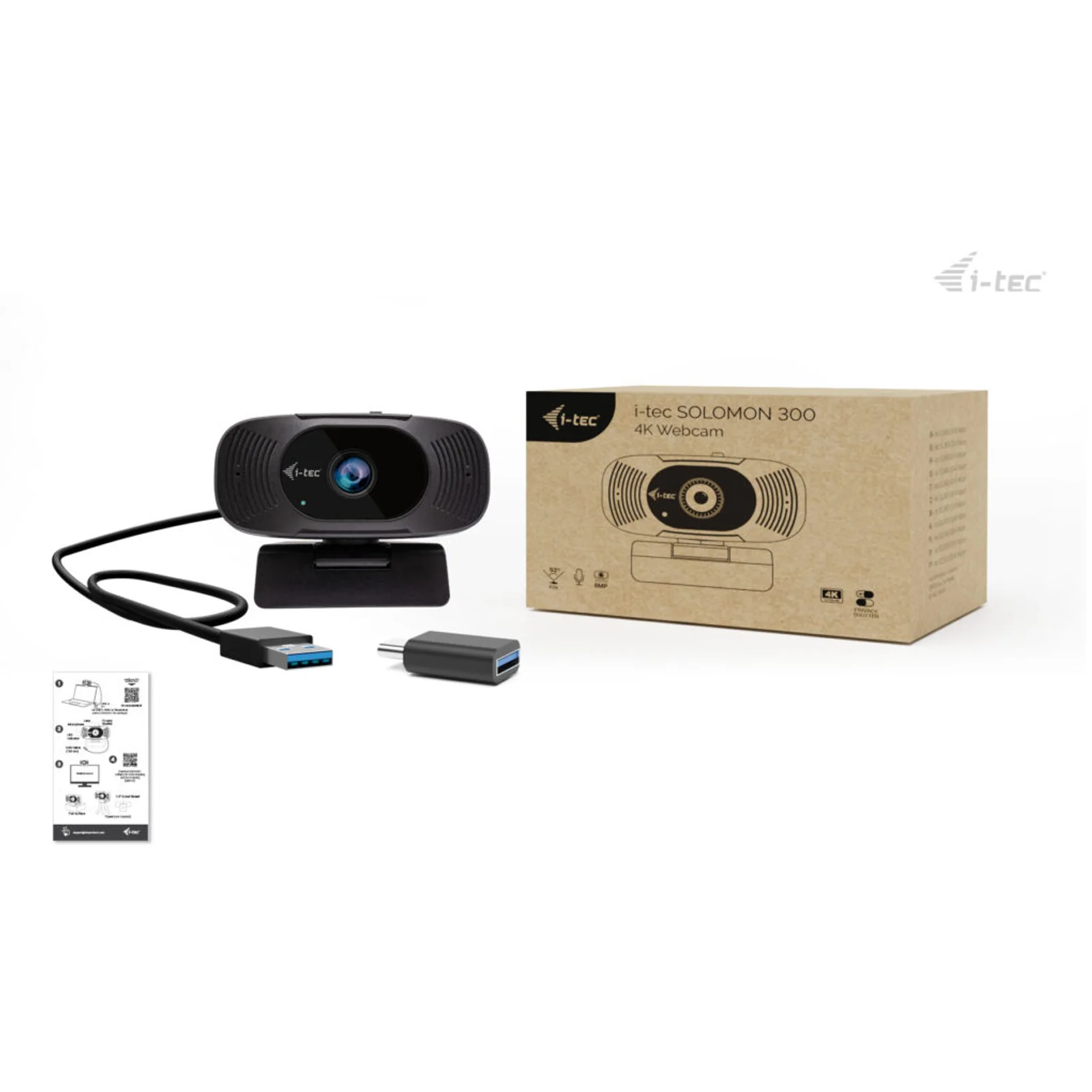 i-tec SOLOMON 300 4K Webcam