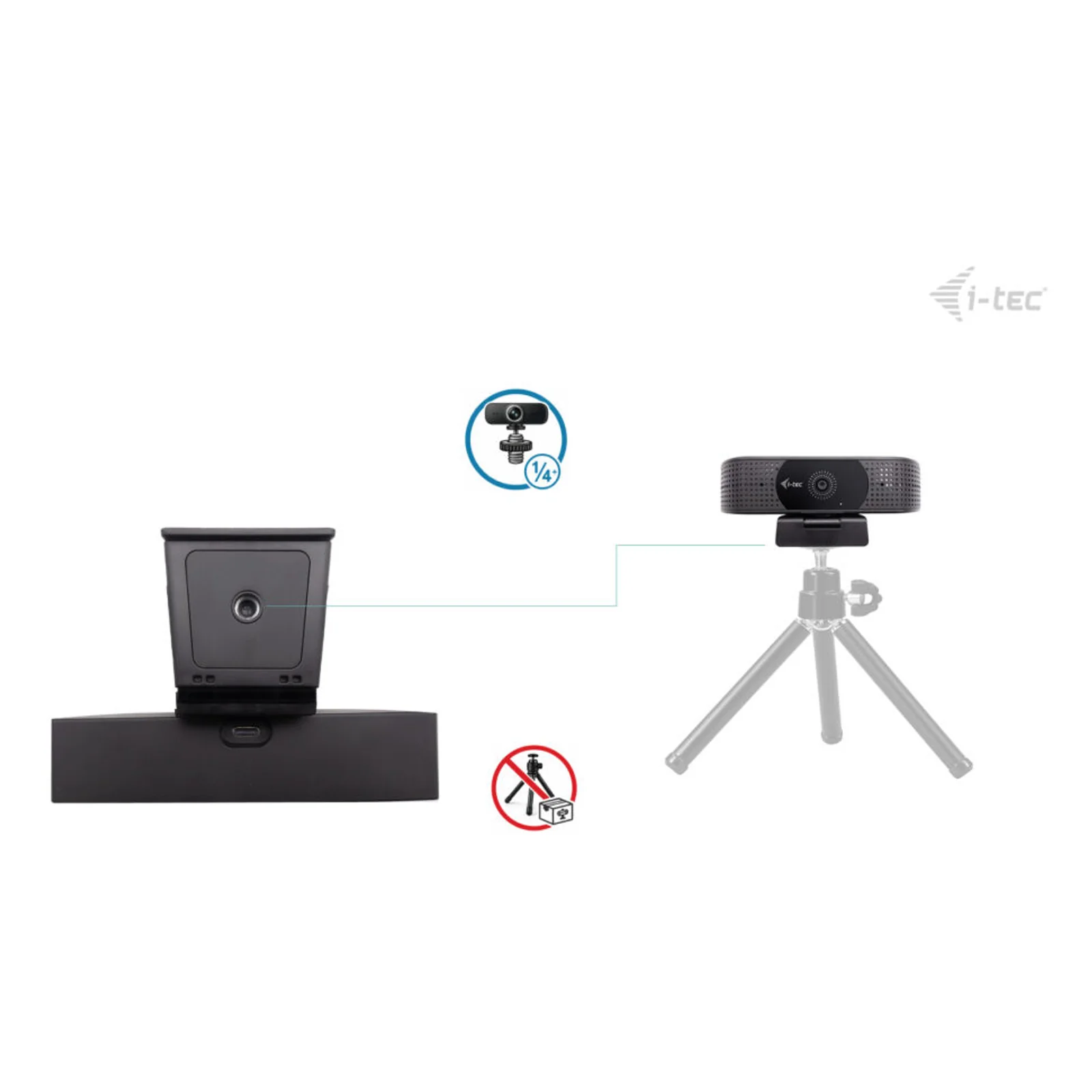 i-tec SOLOMON 500 4K PDAF Webcam