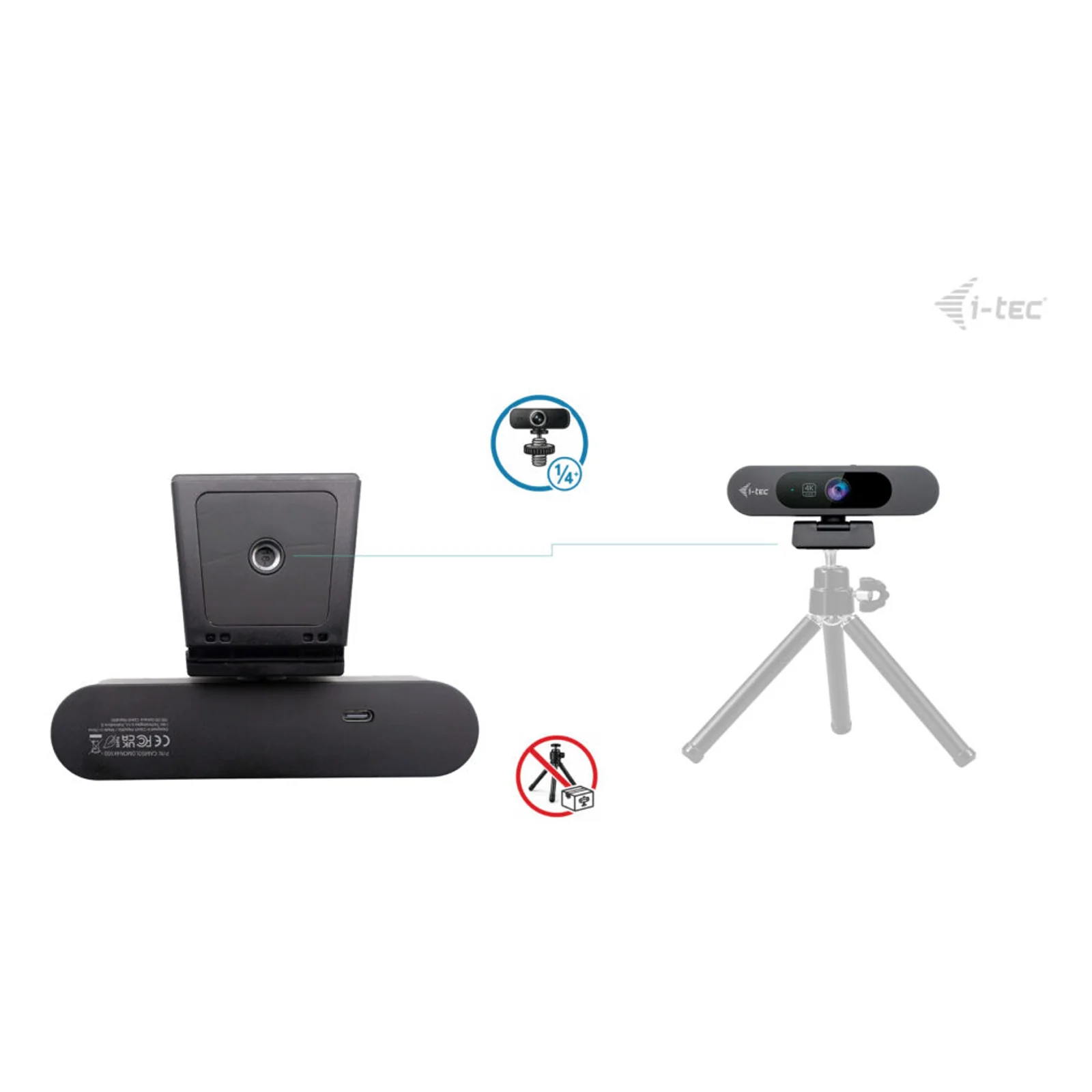 i-tec SOLOMON PRO 900 4K Webcam