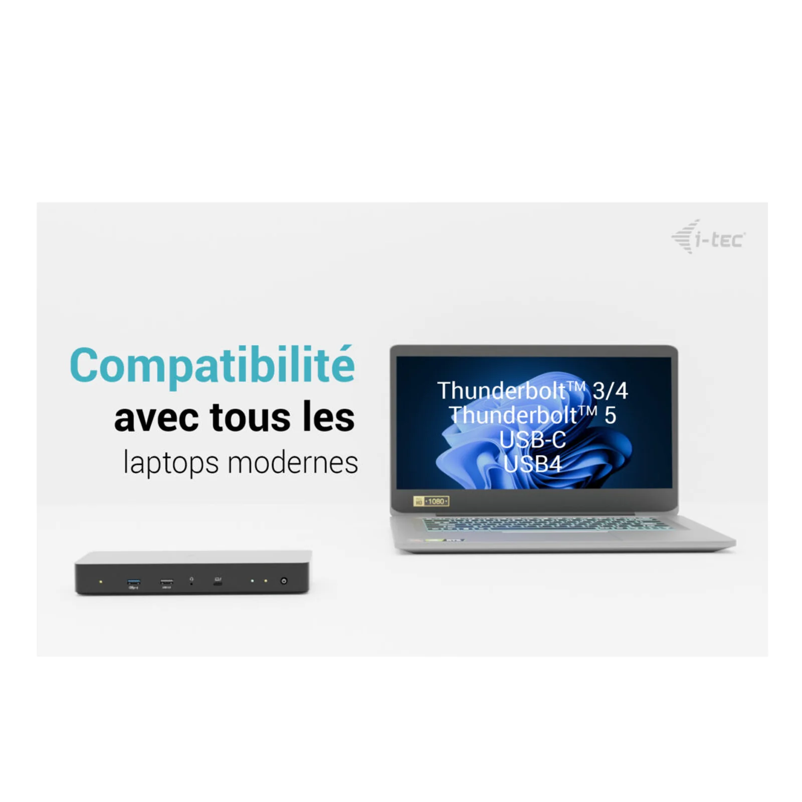 i-tec Thunderbolt 4 Intelligent Dual Display Docking Station + Power Delivery 90W