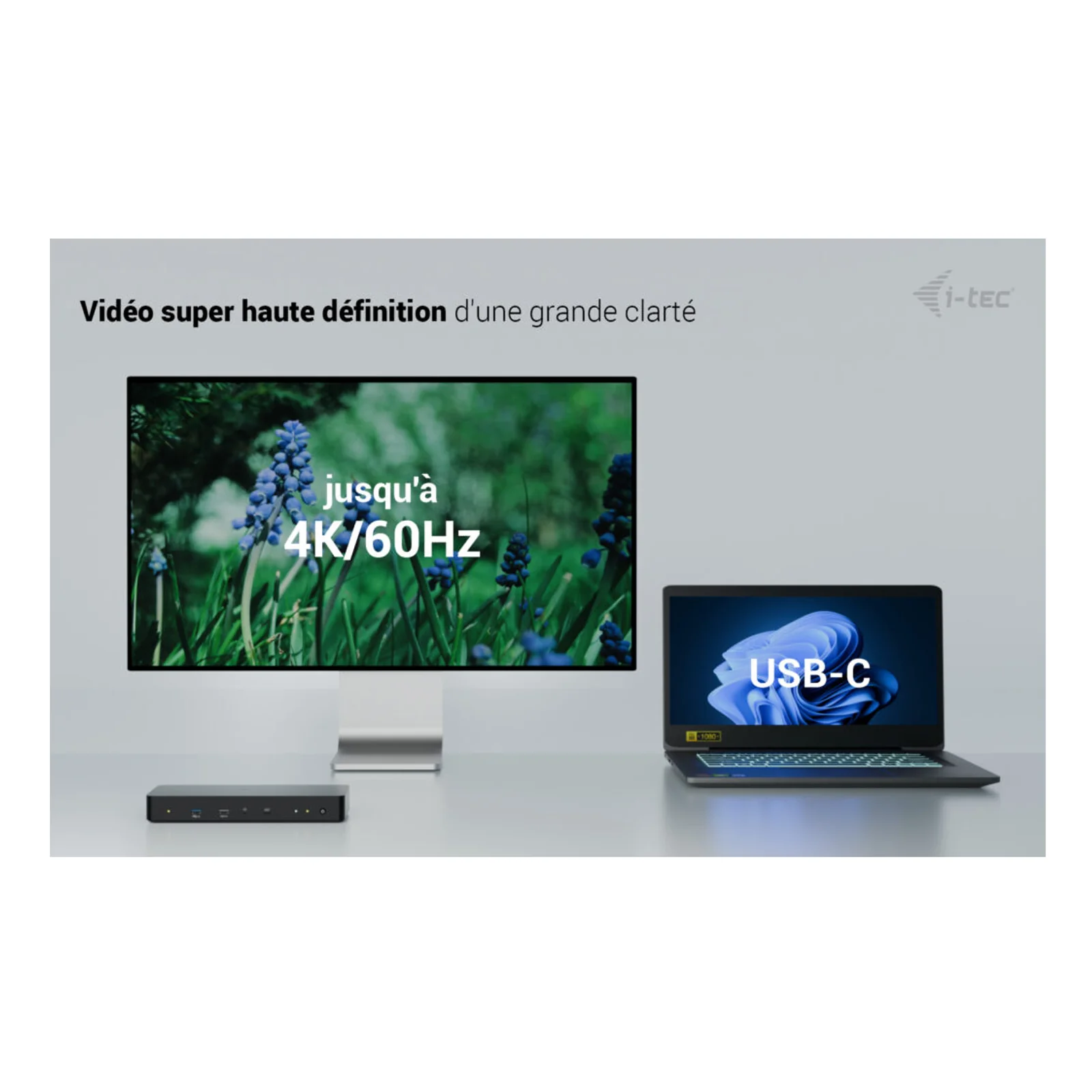 i-tec Thunderbolt 4 Intelligent Dual Display Docking Station + Power Delivery 90W