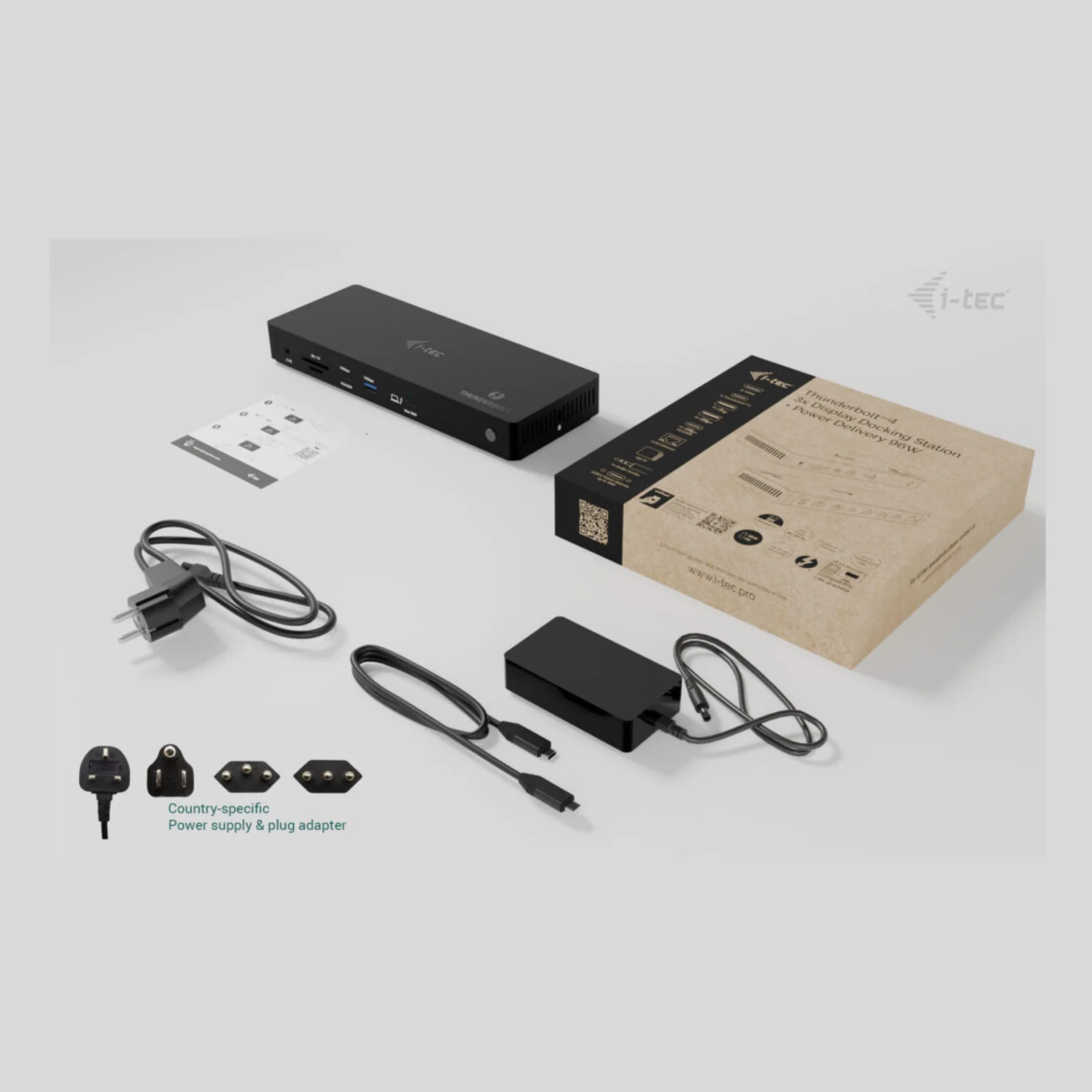 i-tec Thunderbolt4 Triple Display Docking Station + Power Delivery 96W