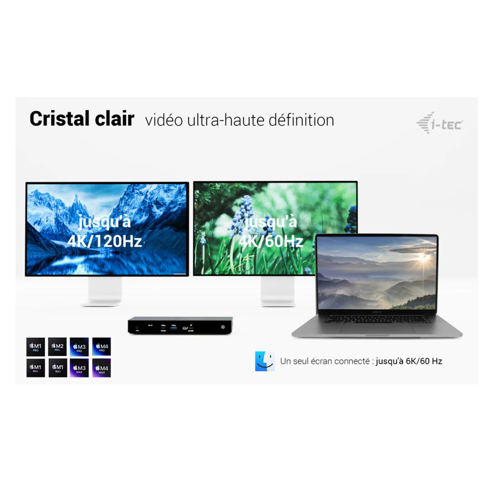 i-tec Thunderbolt4 Triple Display Docking Station + Power Delivery 96W