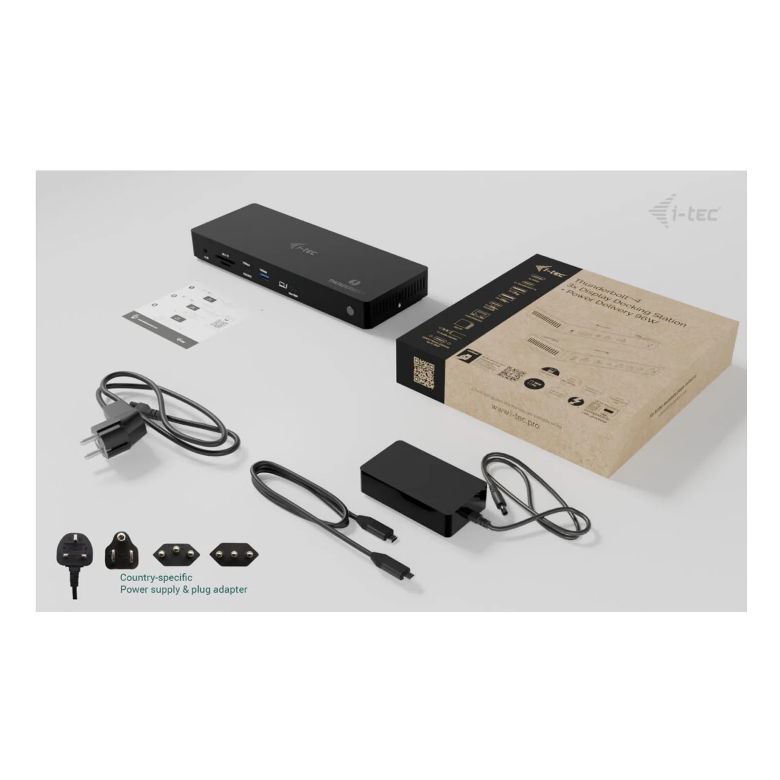 i-tec Thunderbolt4 Triple Display Docking Station + Power Delivery 96W