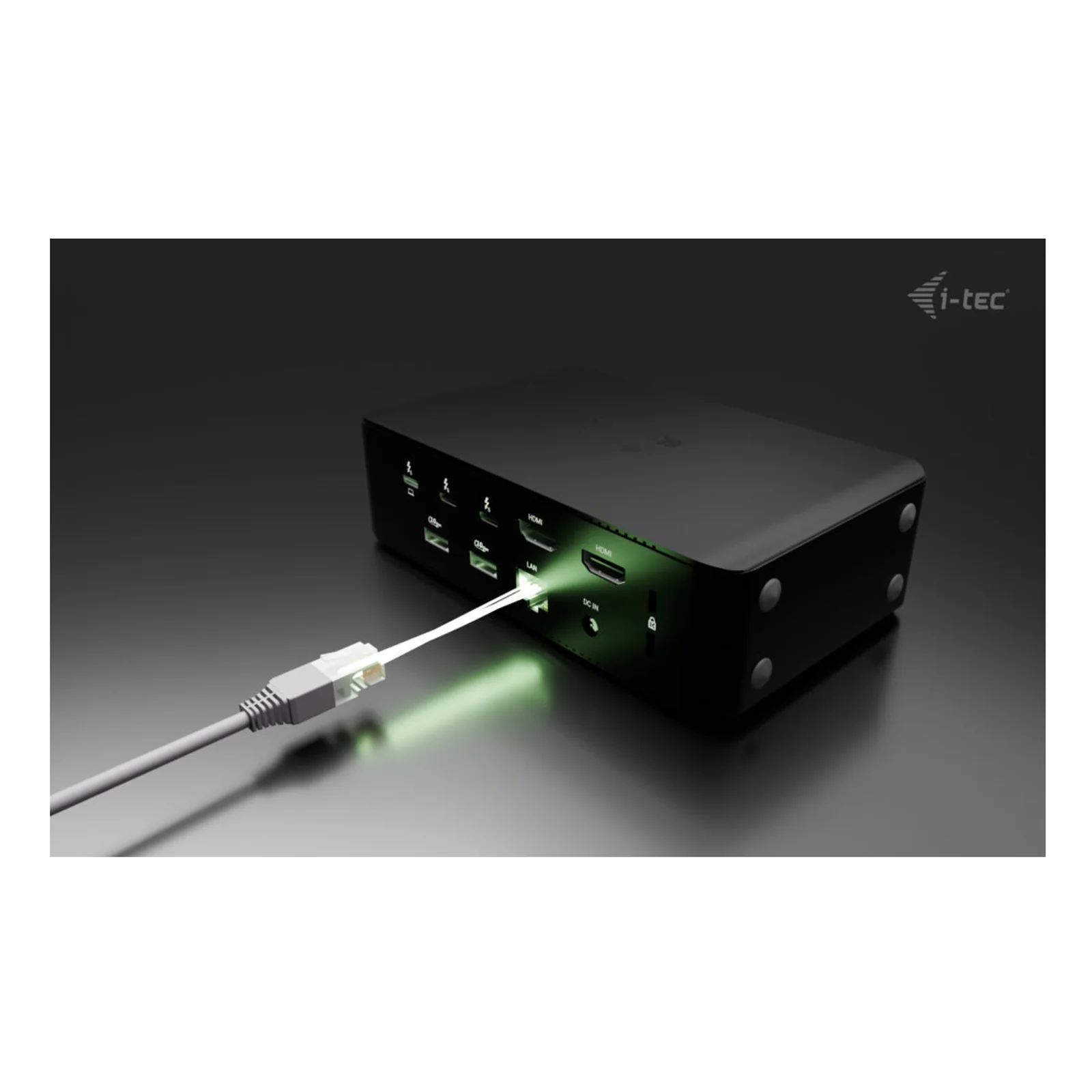 i-tec Thunderbolt5 Quattro Display Docking Station, 5x USB, 2.5 GLAN + Power Delivery 140W