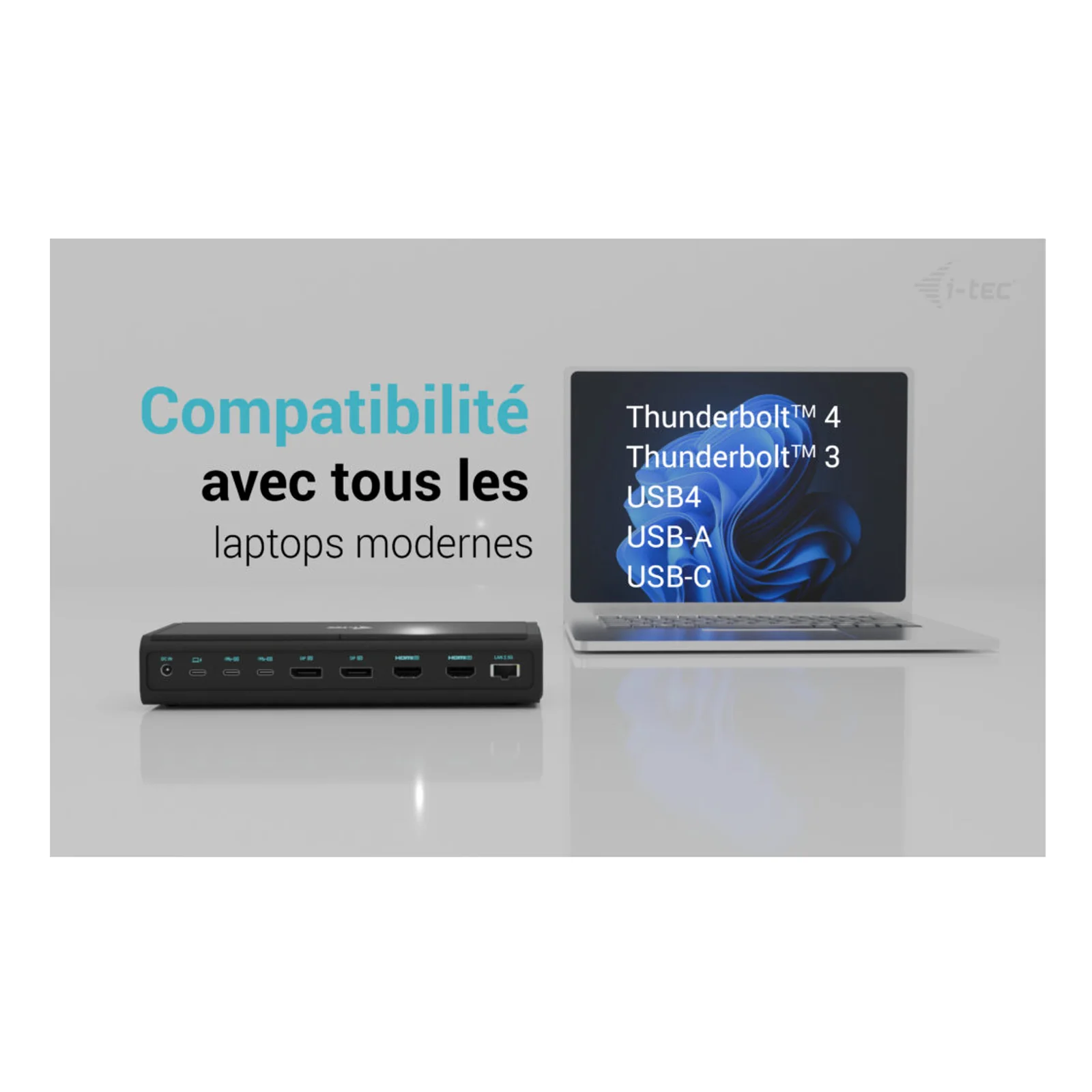 i-tec Universal 6x 4K/60Hz Display Docking Station + Power Delivery 140W