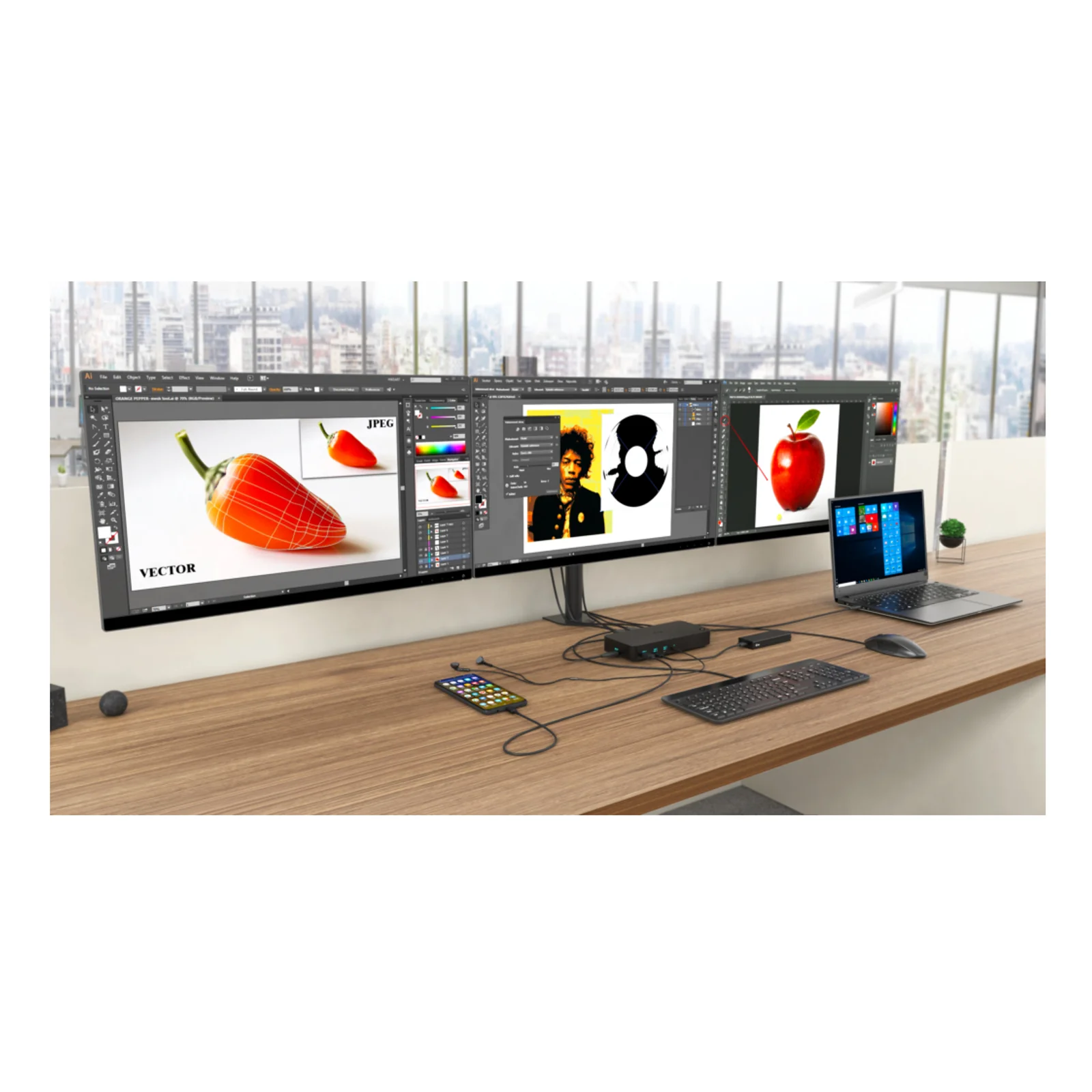 i-tec USB 3.0 / USB-C / Thunderbolt, 3x 4K Docking Station + Power Delivery 100W