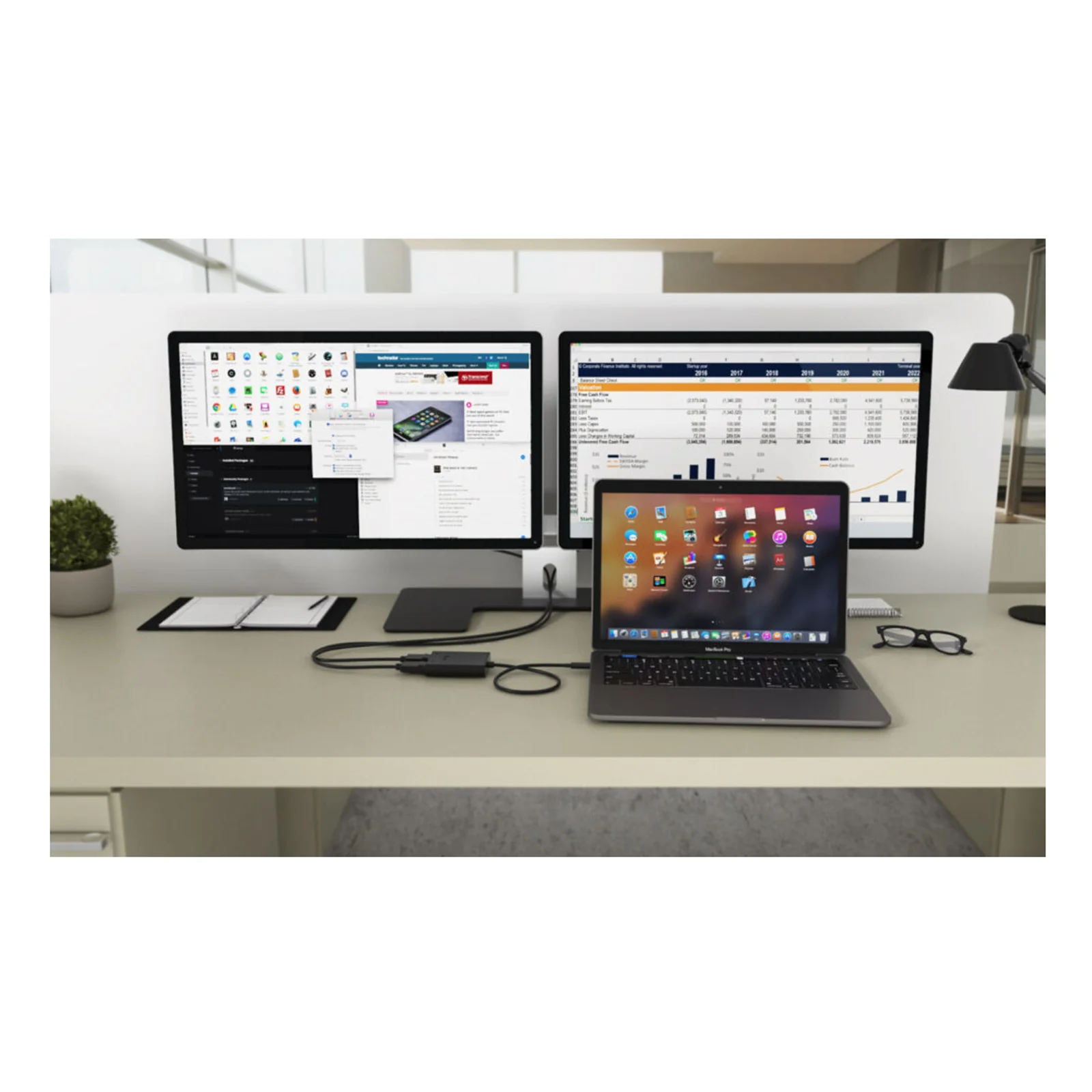 i-tec USB-C Dual 4K/60Hz (single 8K/30Hz) HDMI Video Adapter