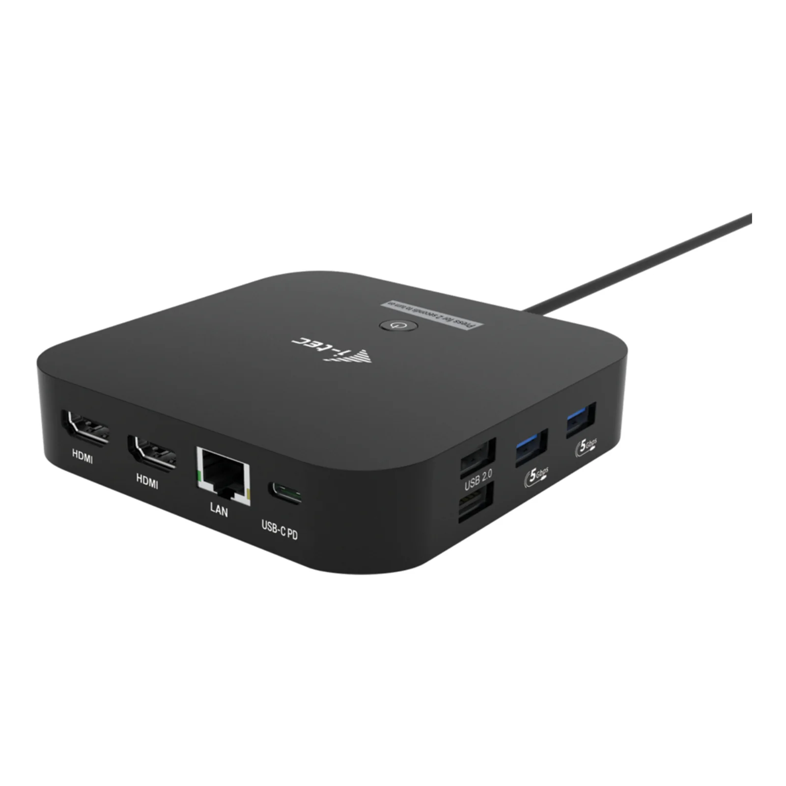 USB-C Dual HDMI Docking Station with Power Delivery 100 W