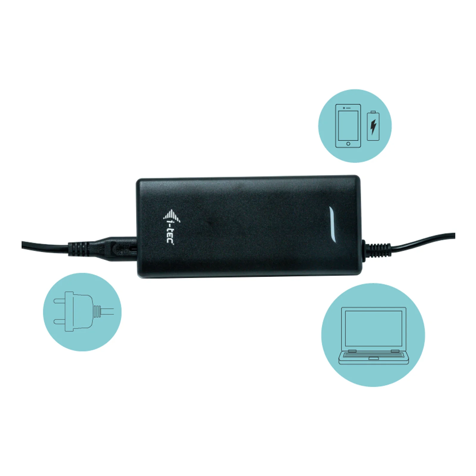 i-tec USB-C HDMI DP Docking Station with Power Delivery 100 W + Universal Charger 100 W