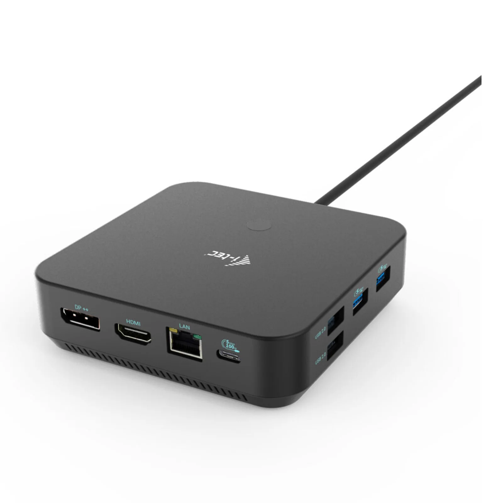 i-tec USB-C HDMI Dual DP Docking Station with Power Delivery 100 W + Universal Charger 100 W