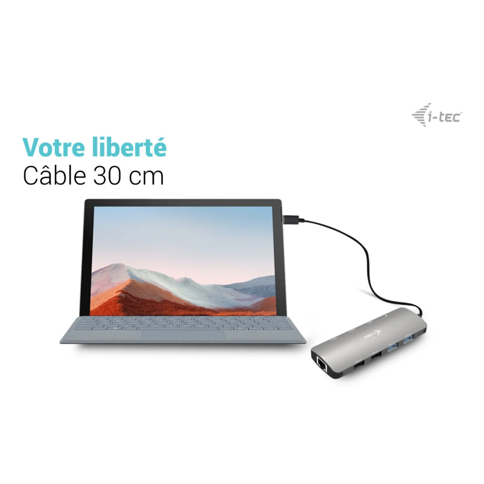 i-tec USB-C Metal Nano 2x Display Docking Station + Power Delivery 100 W