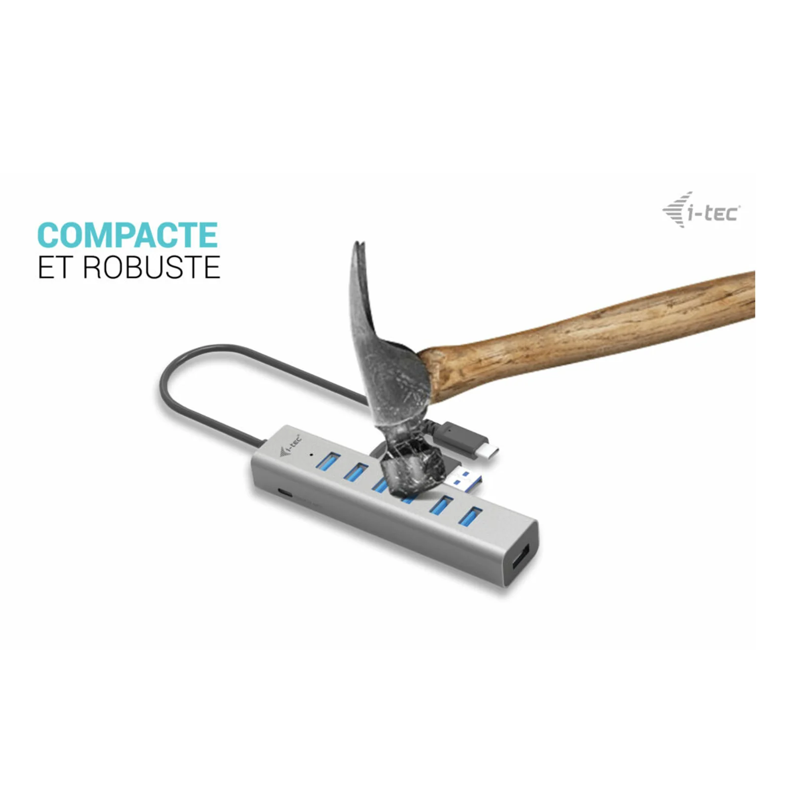 i-tec USB-C/USB-A Charging Metal HUB 7 Port