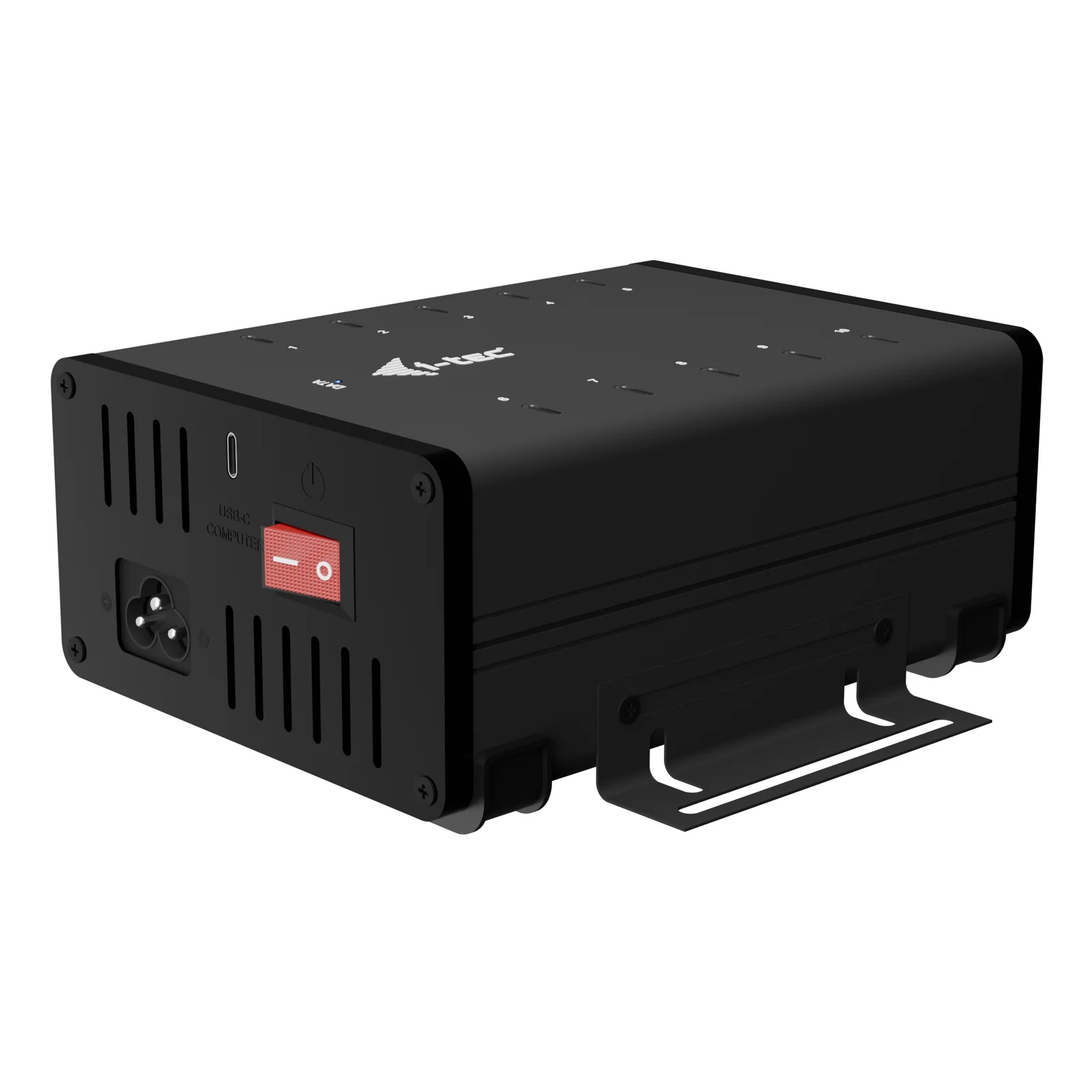 USB-C/USB-A Metal Charging + data HUB, 15W per port, 10x USB-C