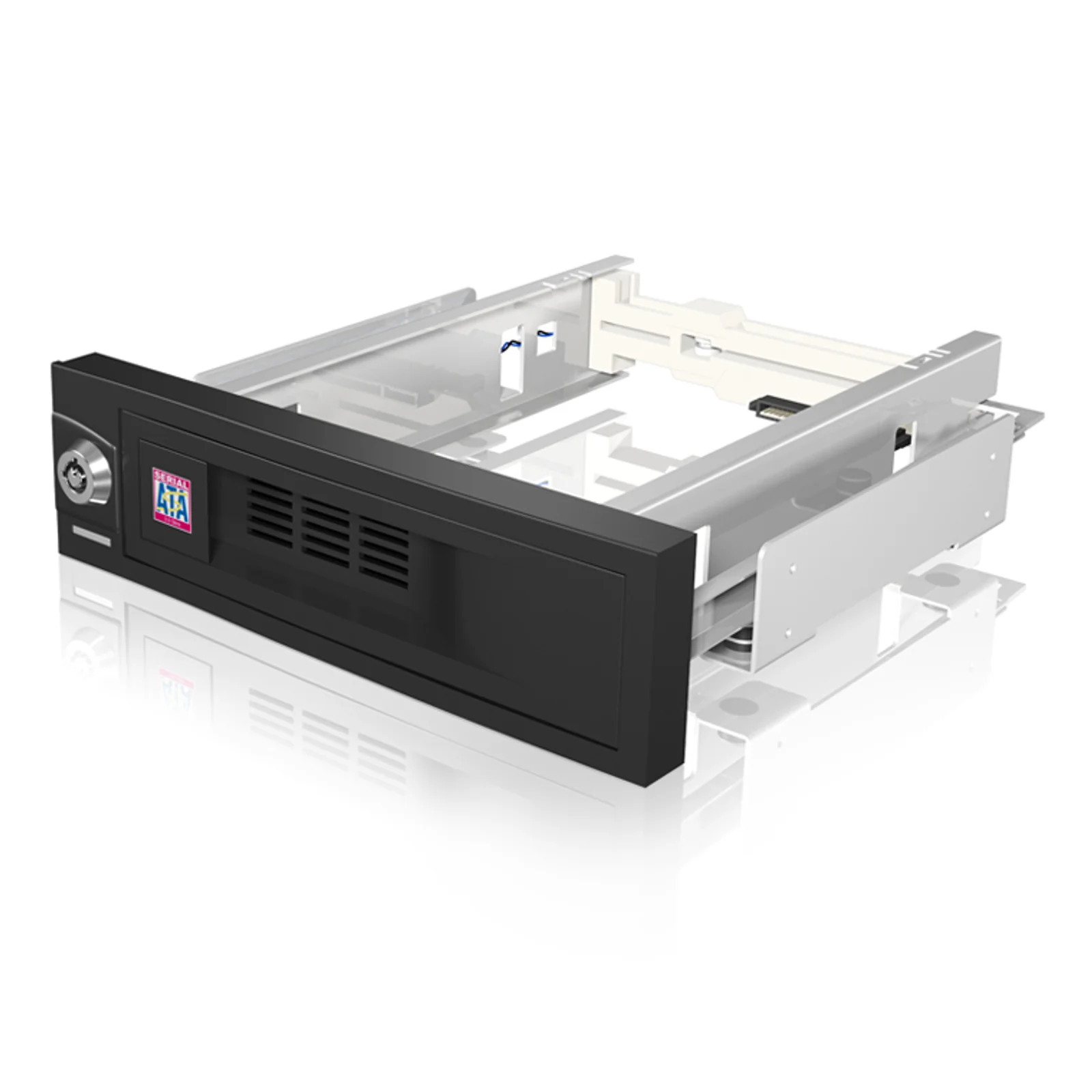 ICY BOX IB-168SK-B 13,3 cm (5.25") Panneau de support Noir