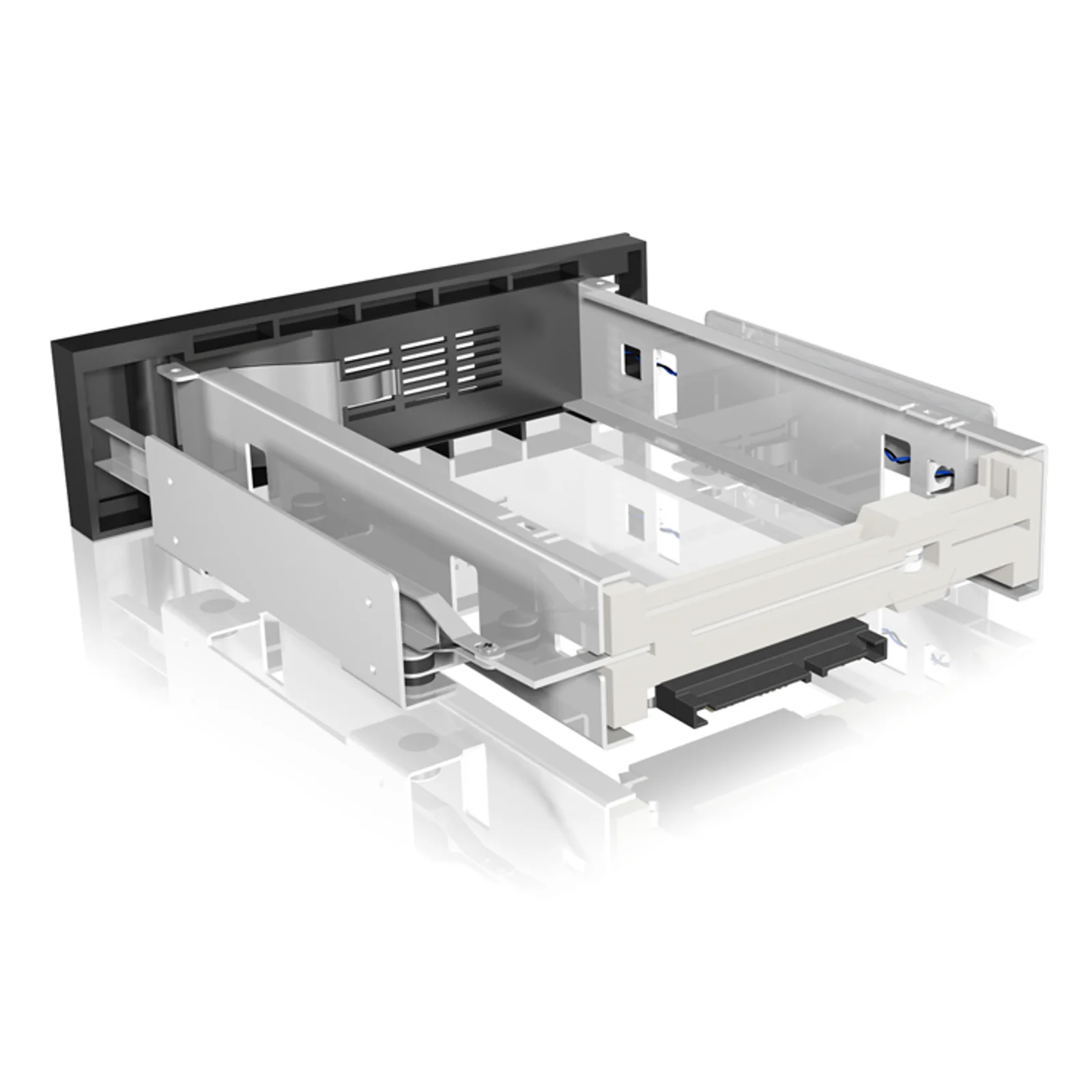 ICY BOX IB-168SK-B 13,3 cm (5.25") Panneau de support Noir