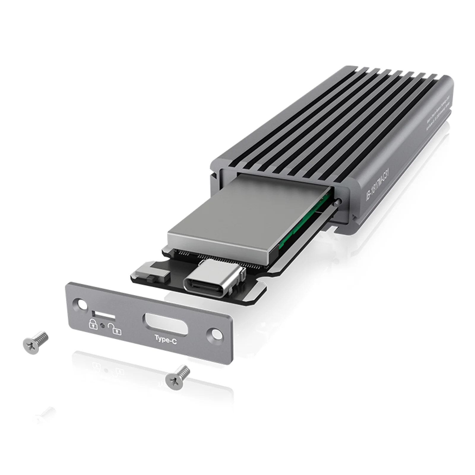 ICY BOX IB-1817M-C31 Enceinte ssd Gris M.2