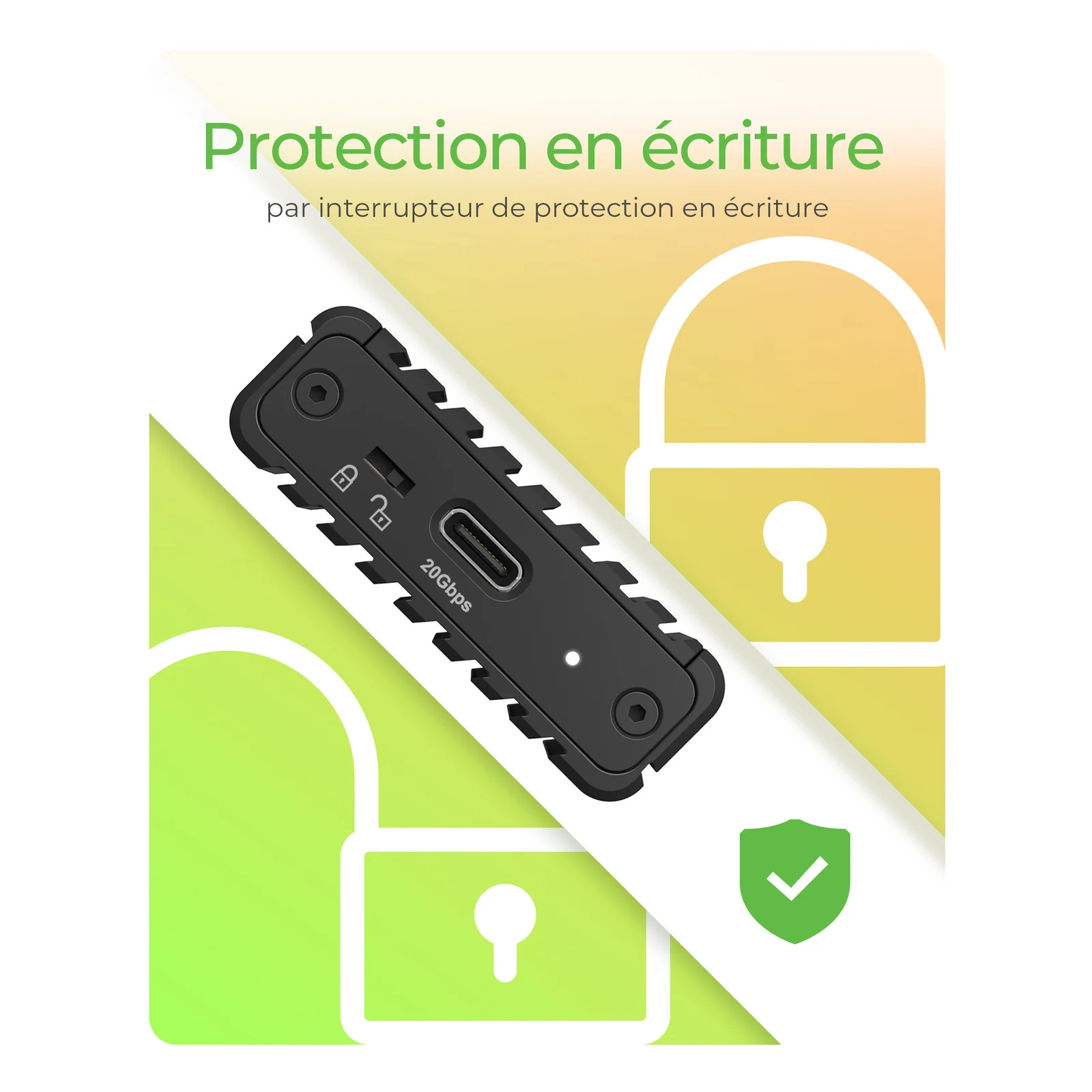 ICY BOX IB-1917M-C32a Enceinte ssd Noir M.2