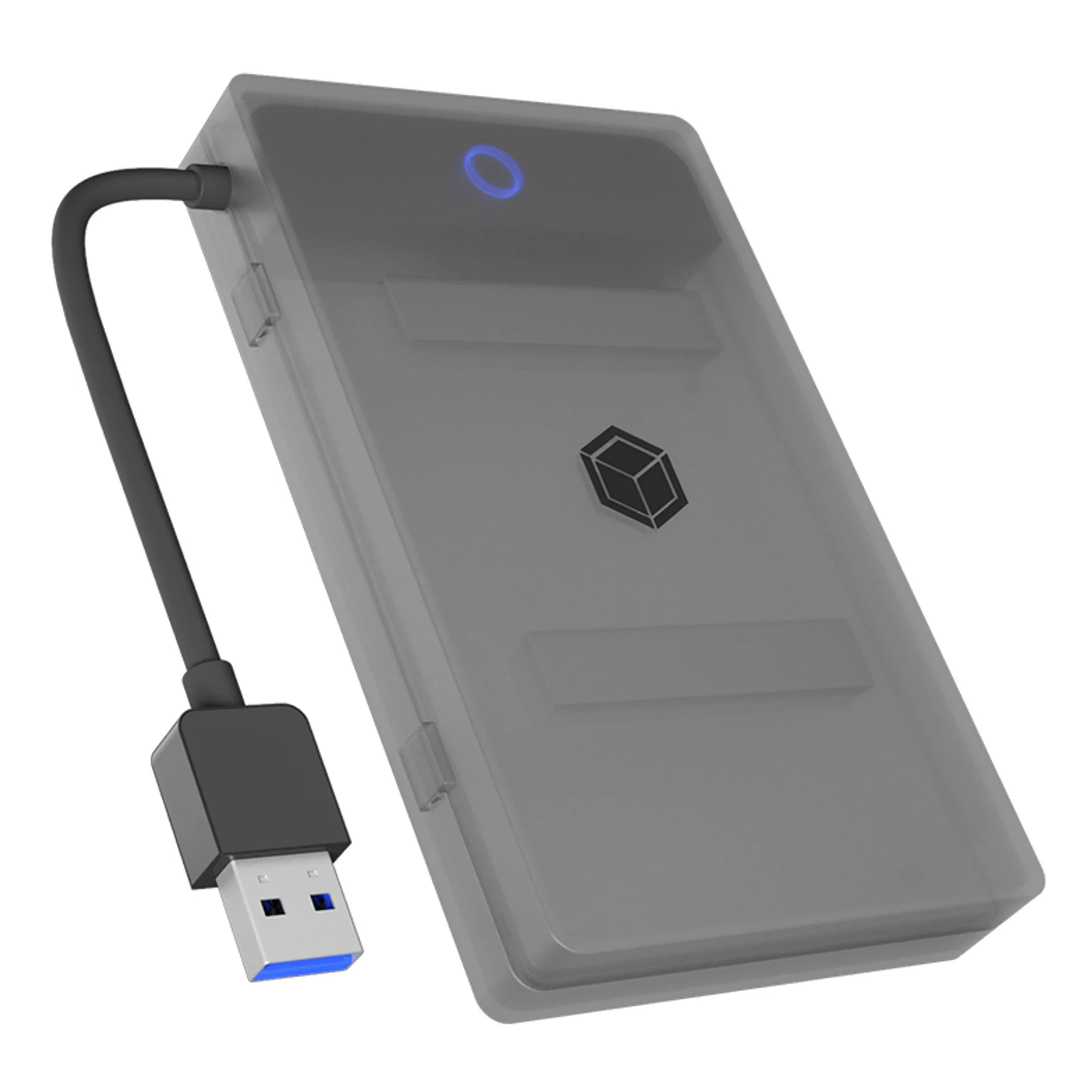 IB-AC603b-U3 Boîtier disque dur/SSD Anthracite, Noir 2.5"