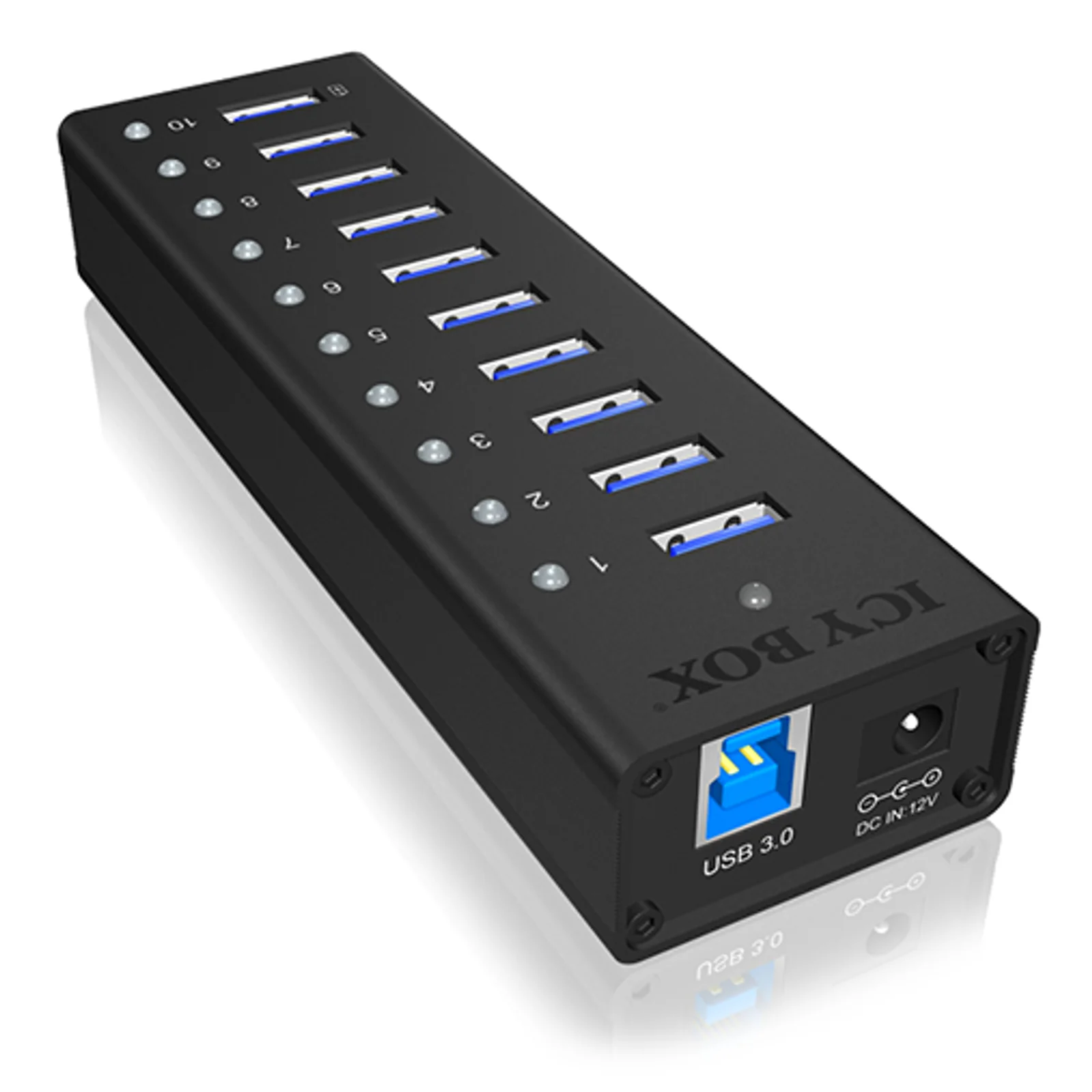 IB-AC6110 USB 3.2 Gen 1 (3.1 Gen 1) Type-B 5000 Mbit/s Noir