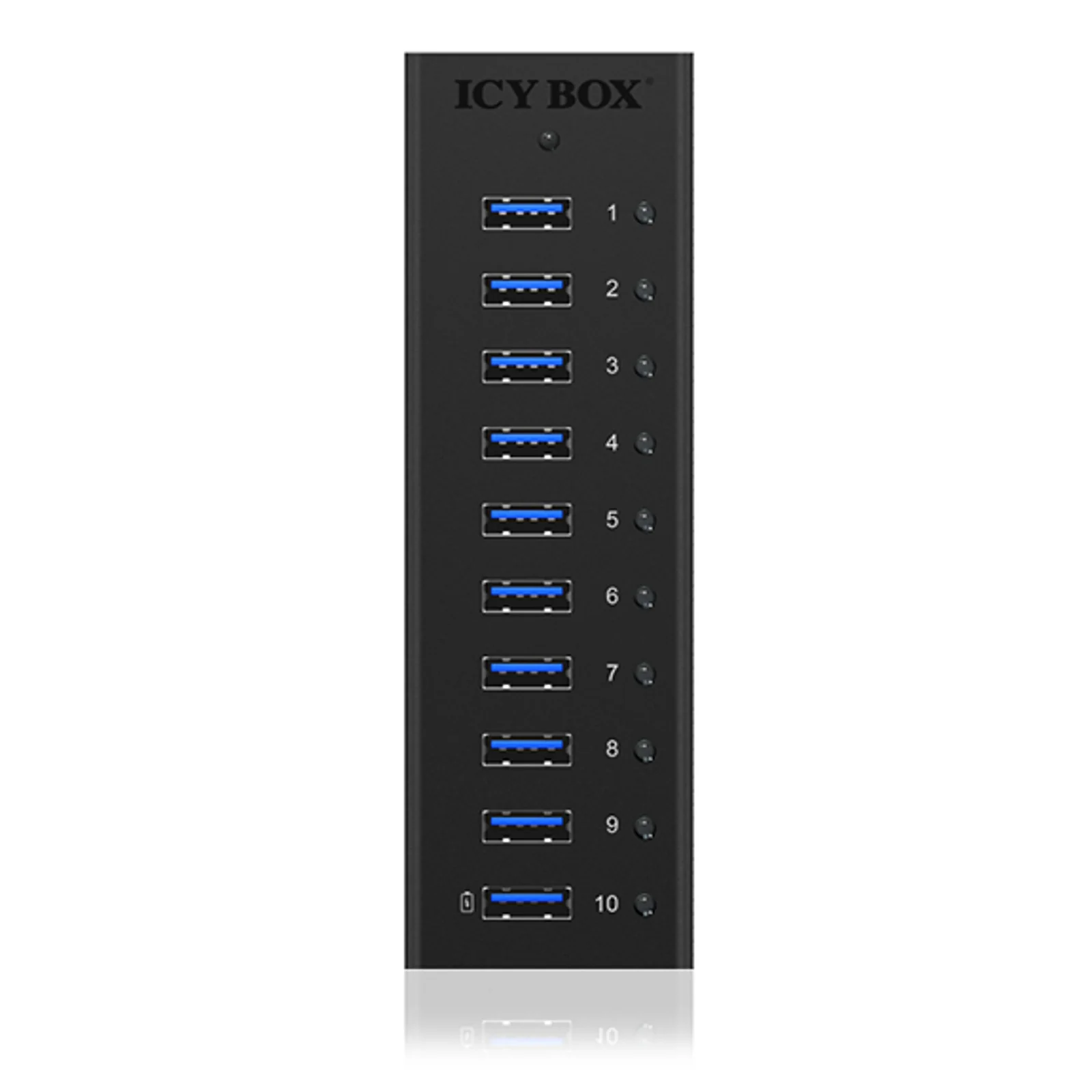 ICY BOX IB-AC6110 USB 3.2 Gen 1 (3.1 Gen 1) Type-B 5000 Mbit/s Noir