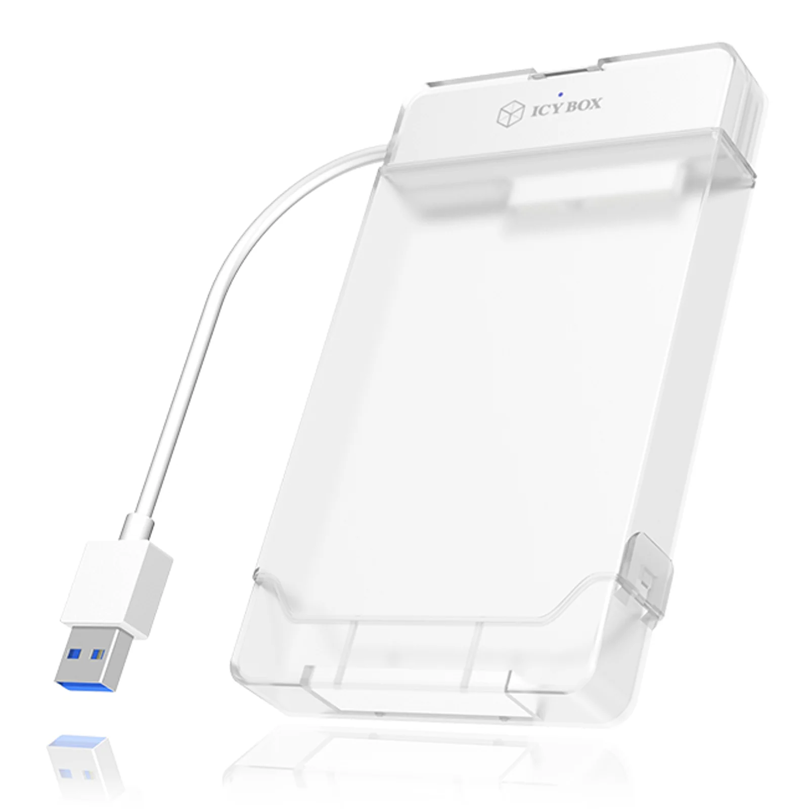 IB-AC703-U3 Boîtier disque dur/SSD Blanc 2.5"